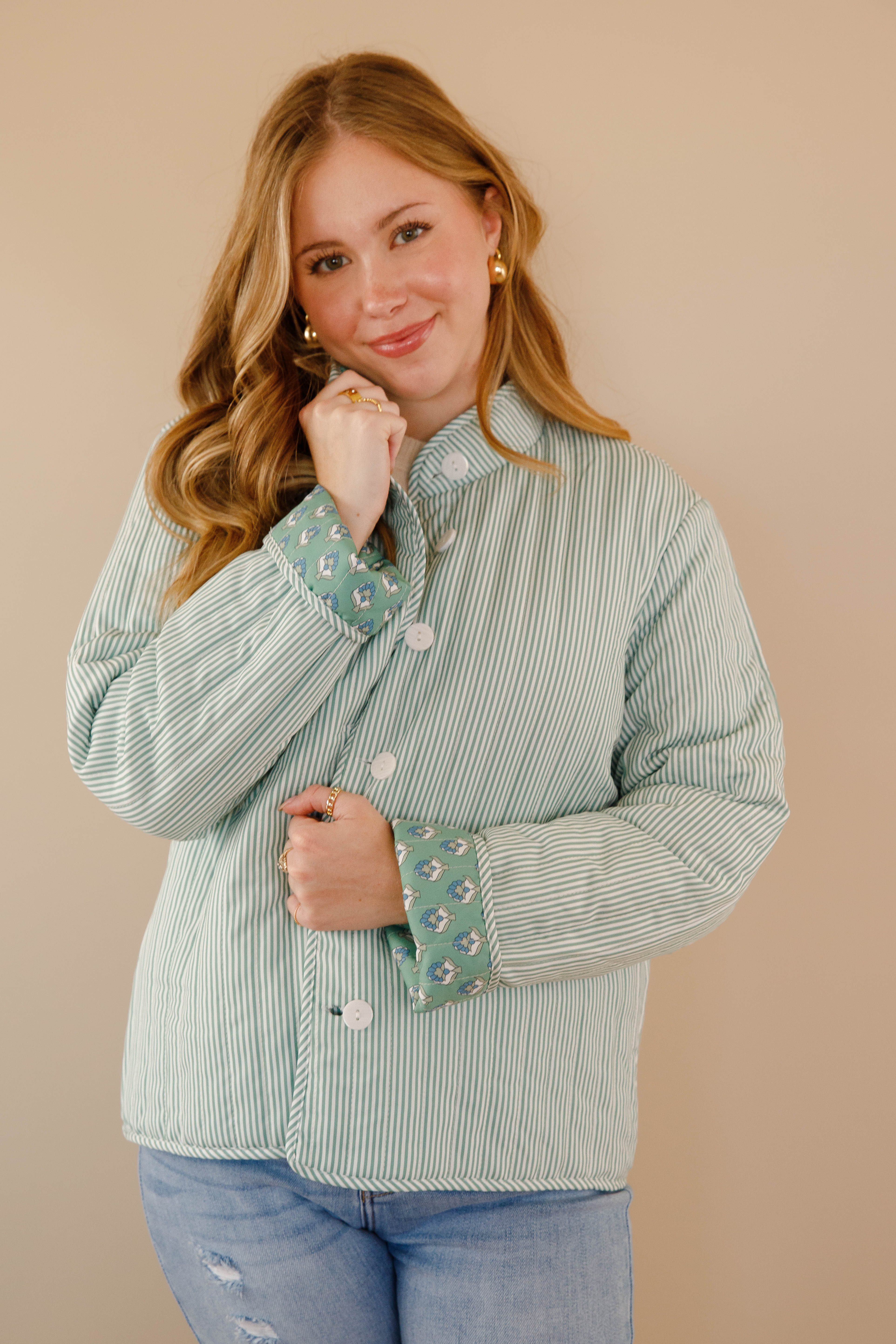 Let Me Explain Reversible Quilted Jacket
