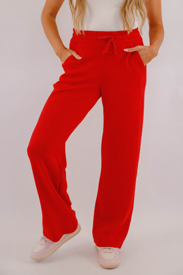 All The Energy Pants-Red