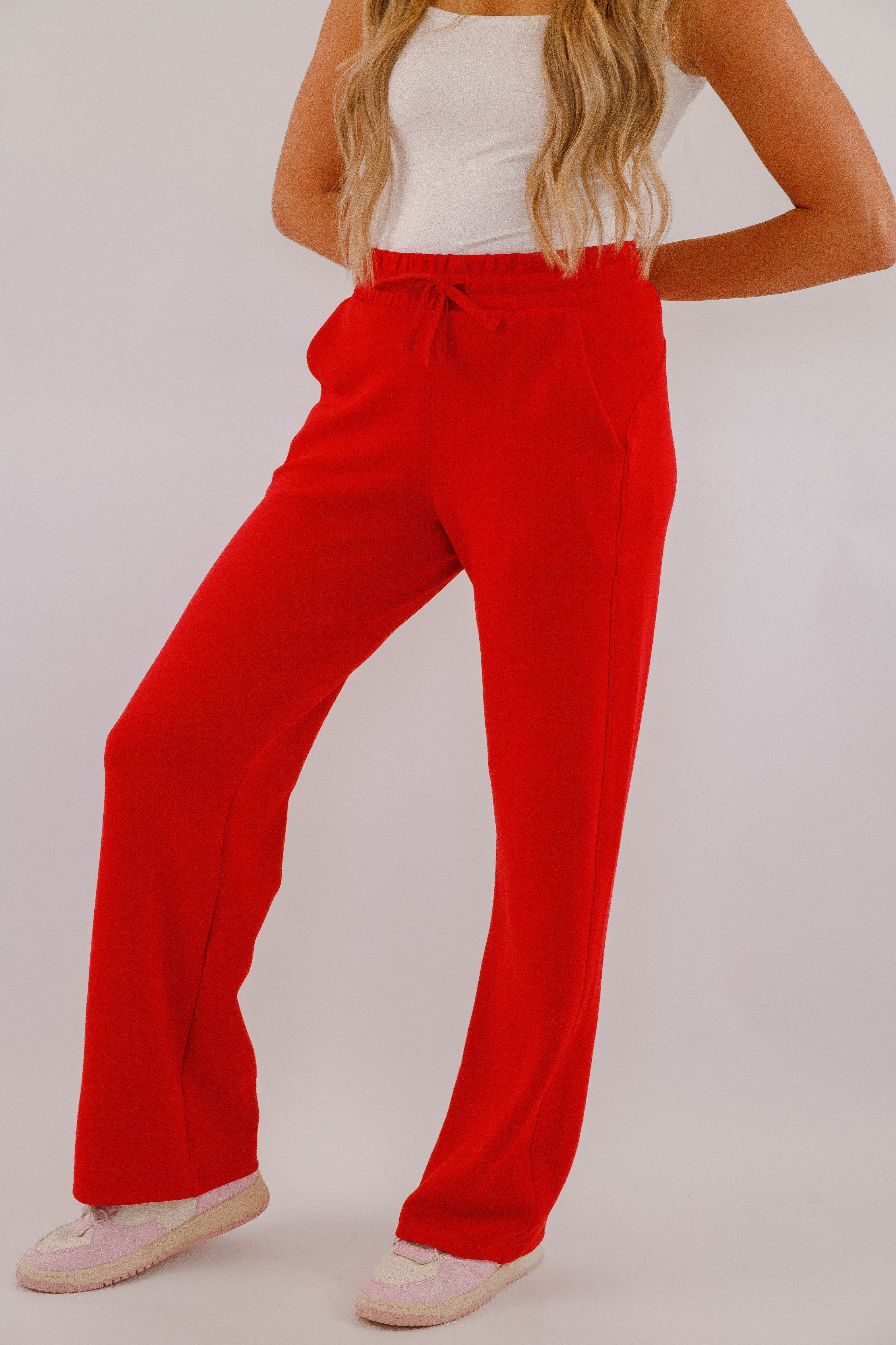 All The Energy Pants-Red