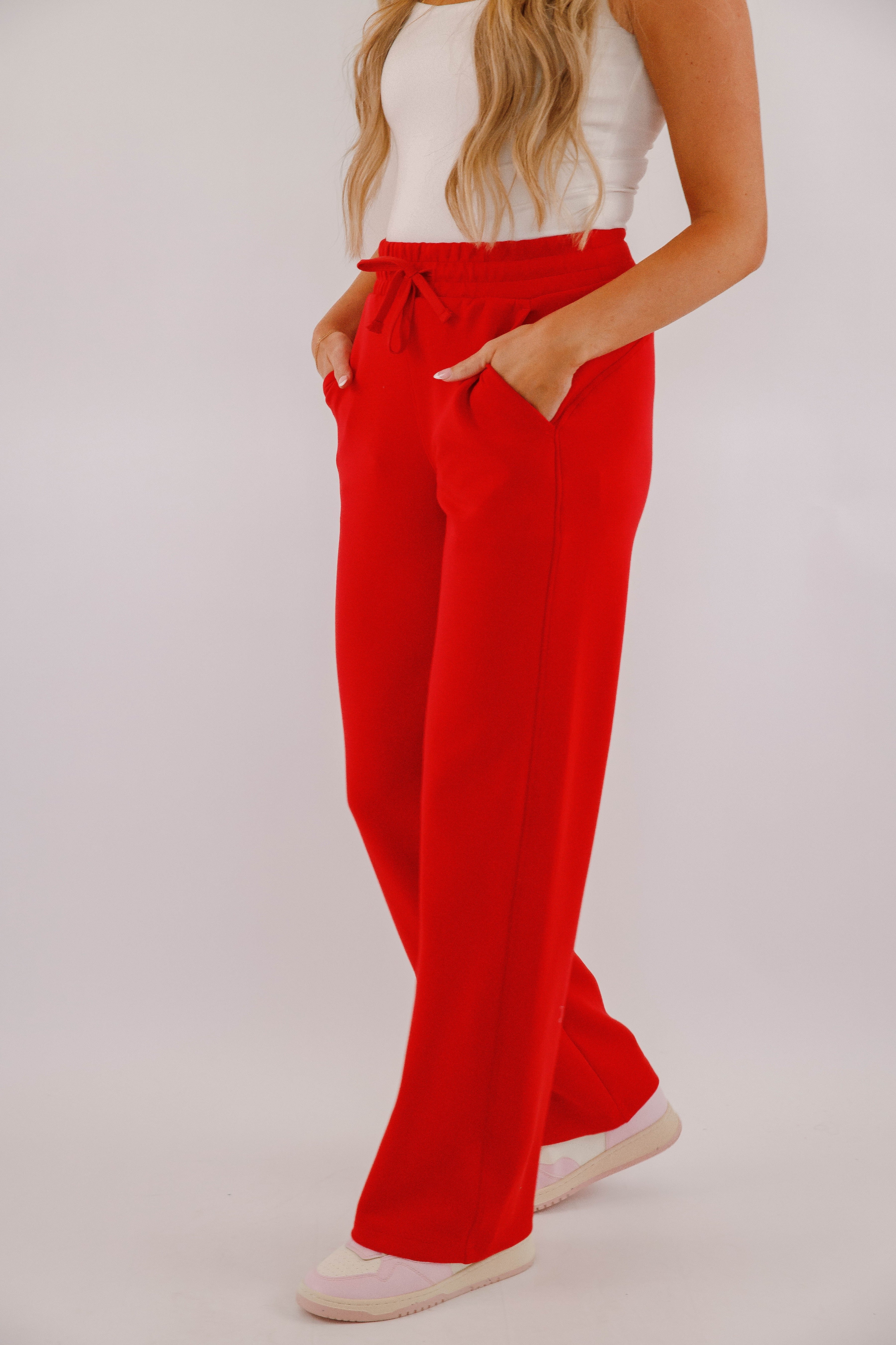 All The Energy Pants-Red