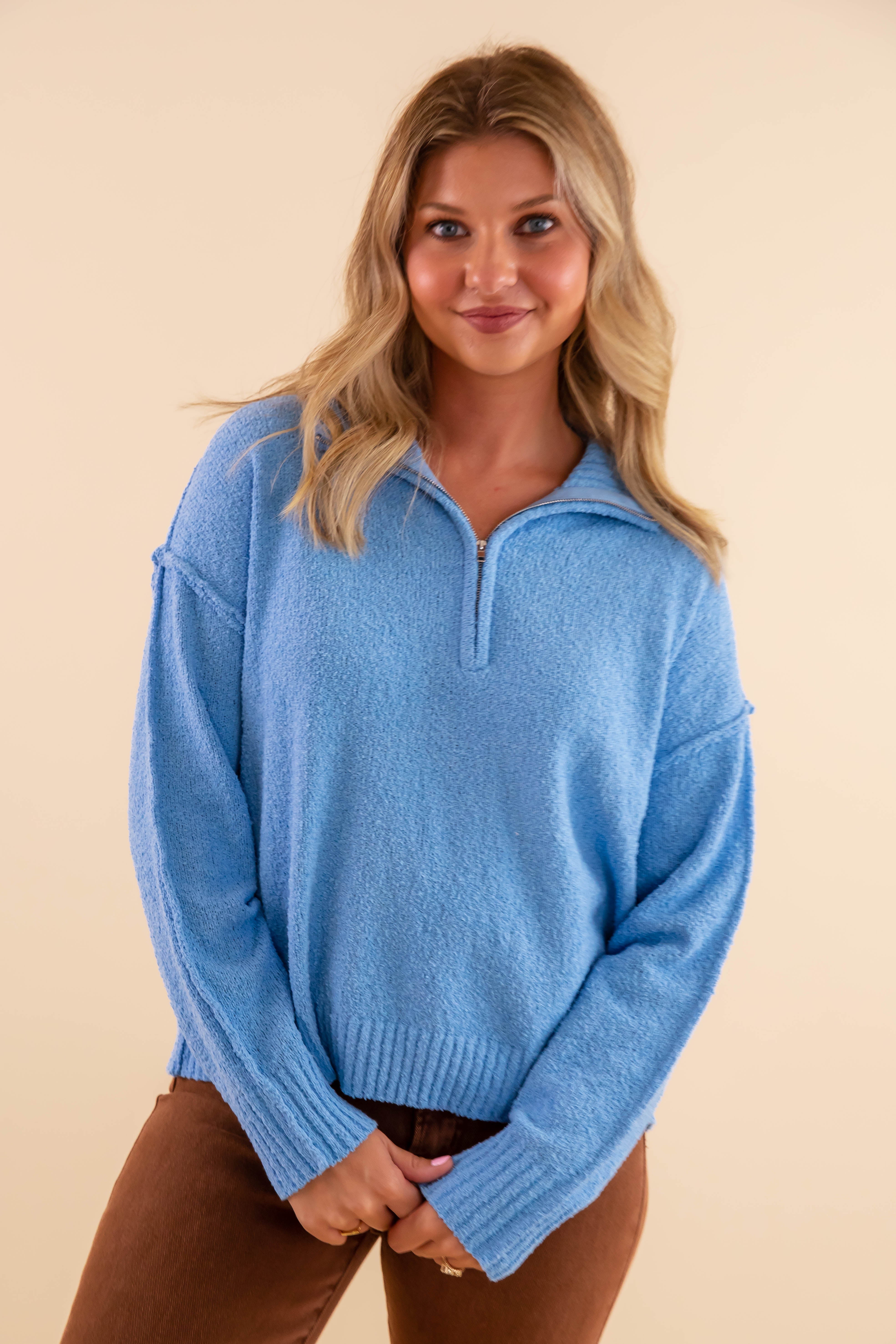 Out and About Zip-Up Sweater