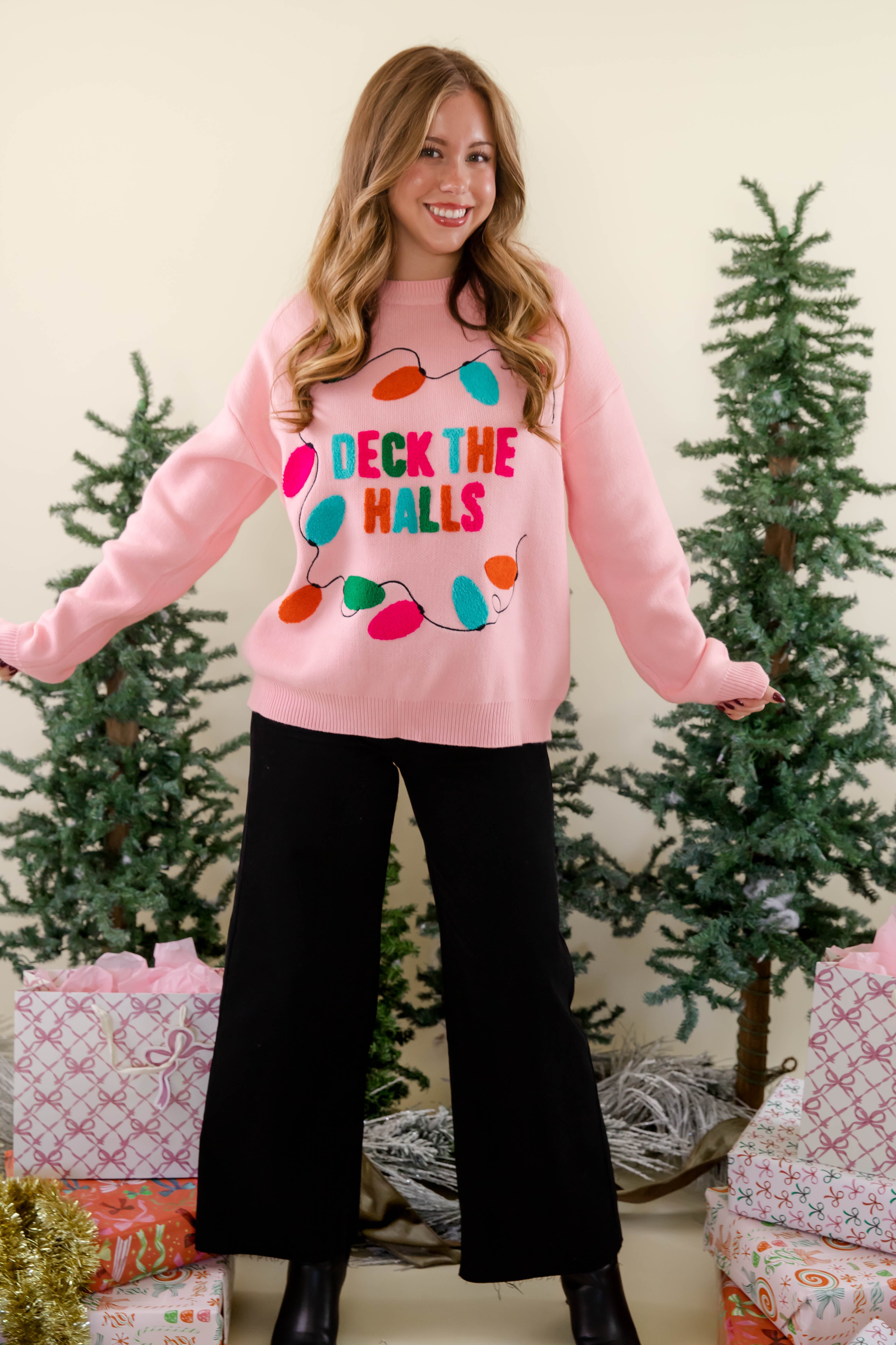FINAL SALE: Deck The Halls Sweater