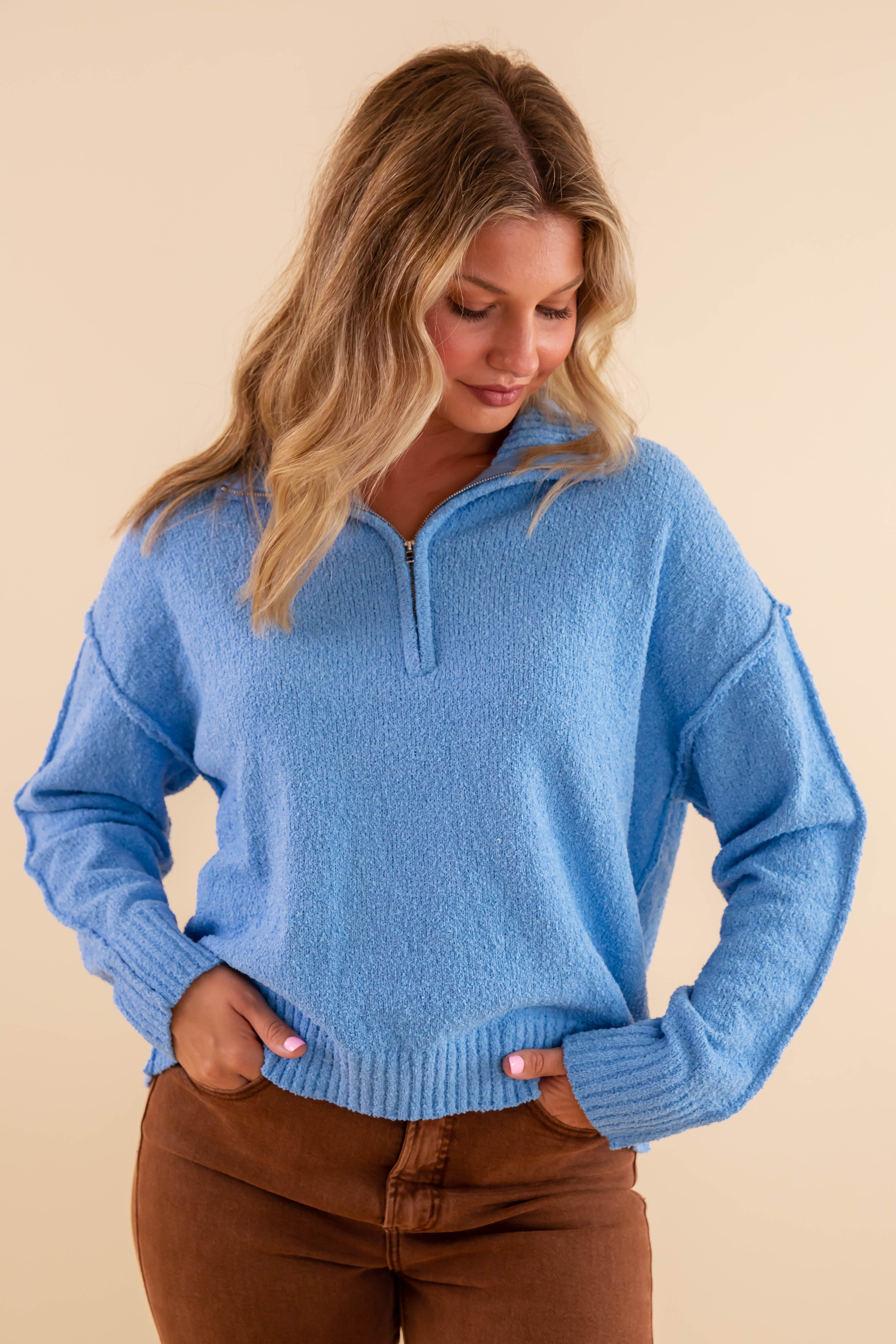 Out and About Zip-Up Sweater