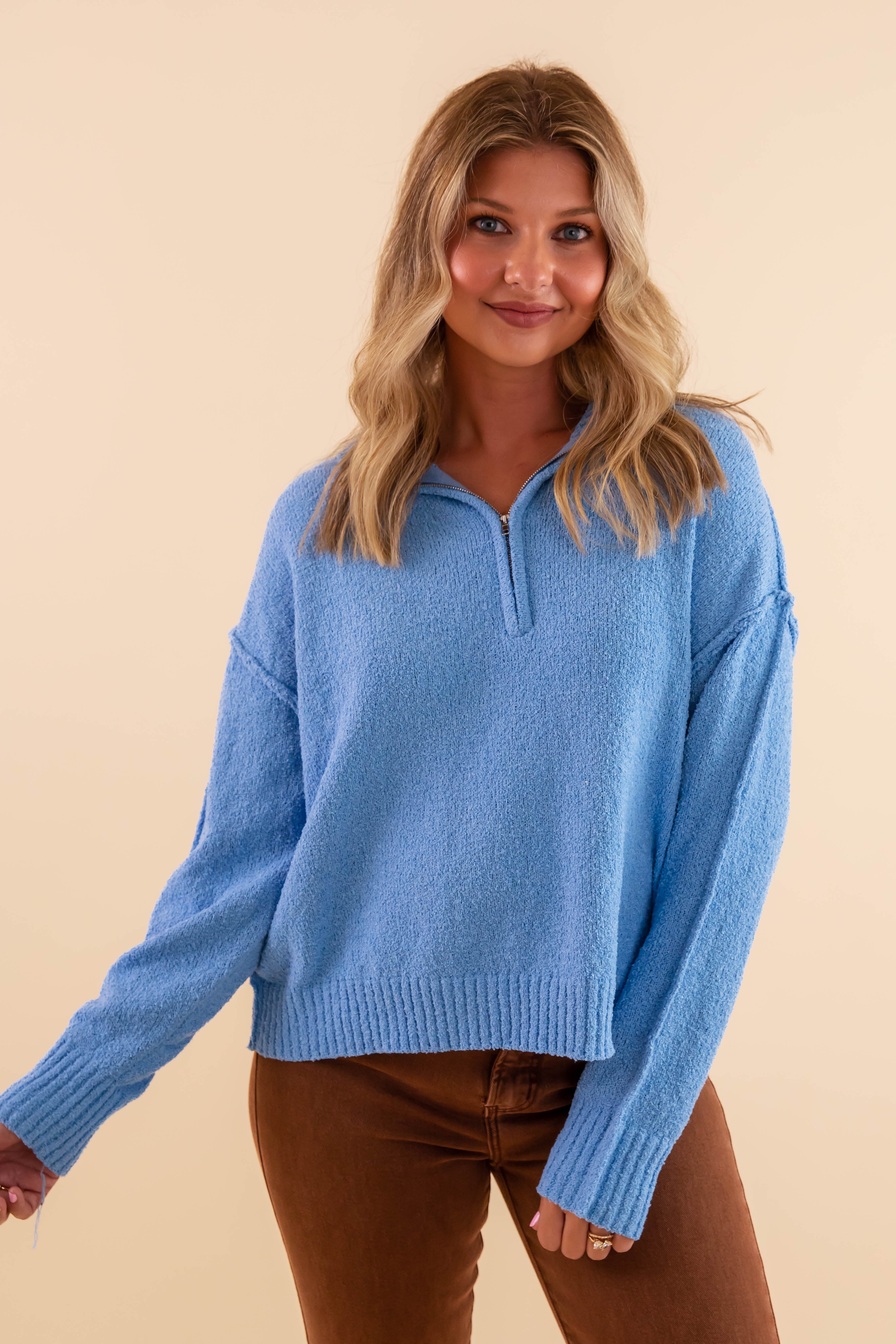 Out and About Zip-Up Sweater