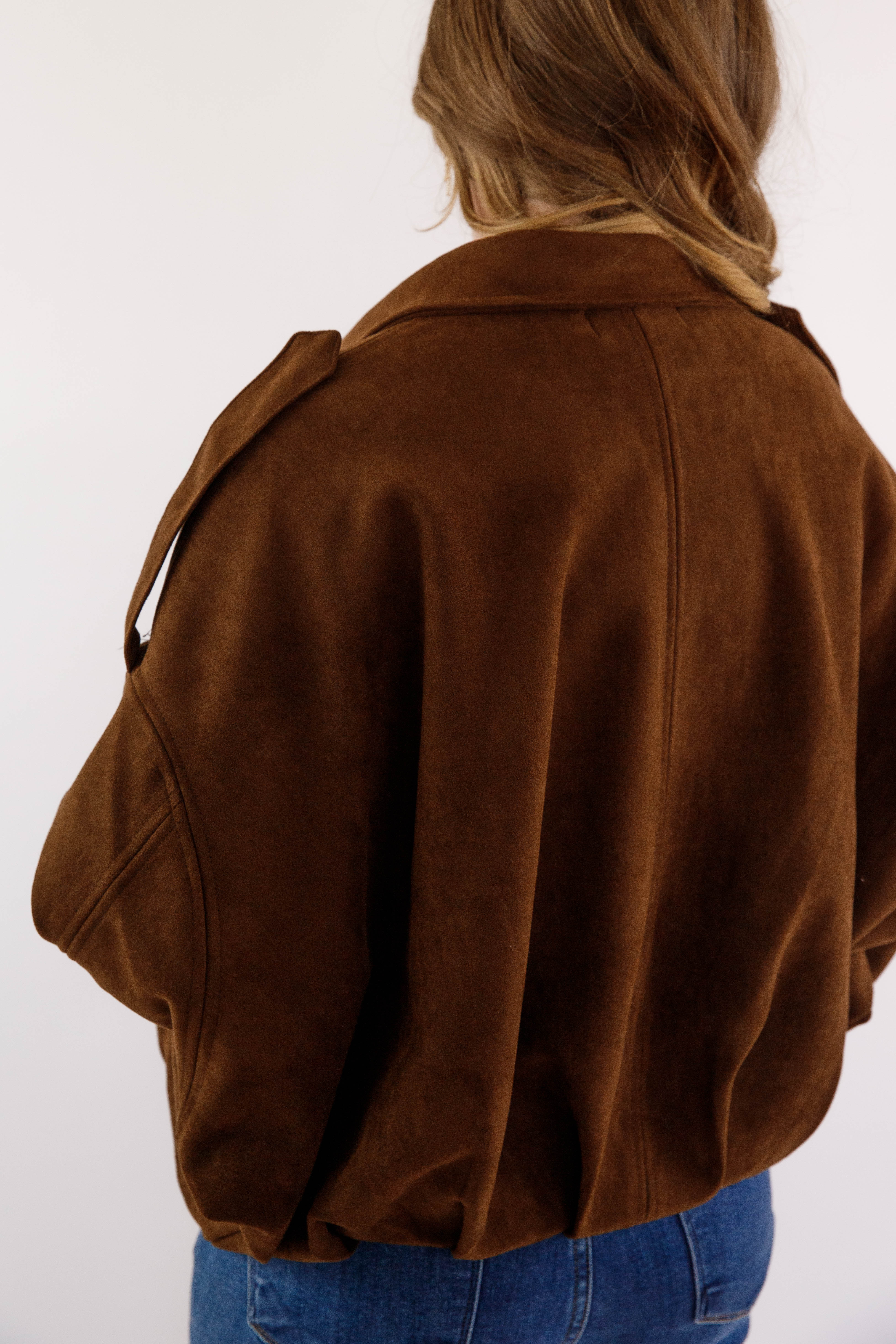 Not So Complicated Faux Suede Jacket