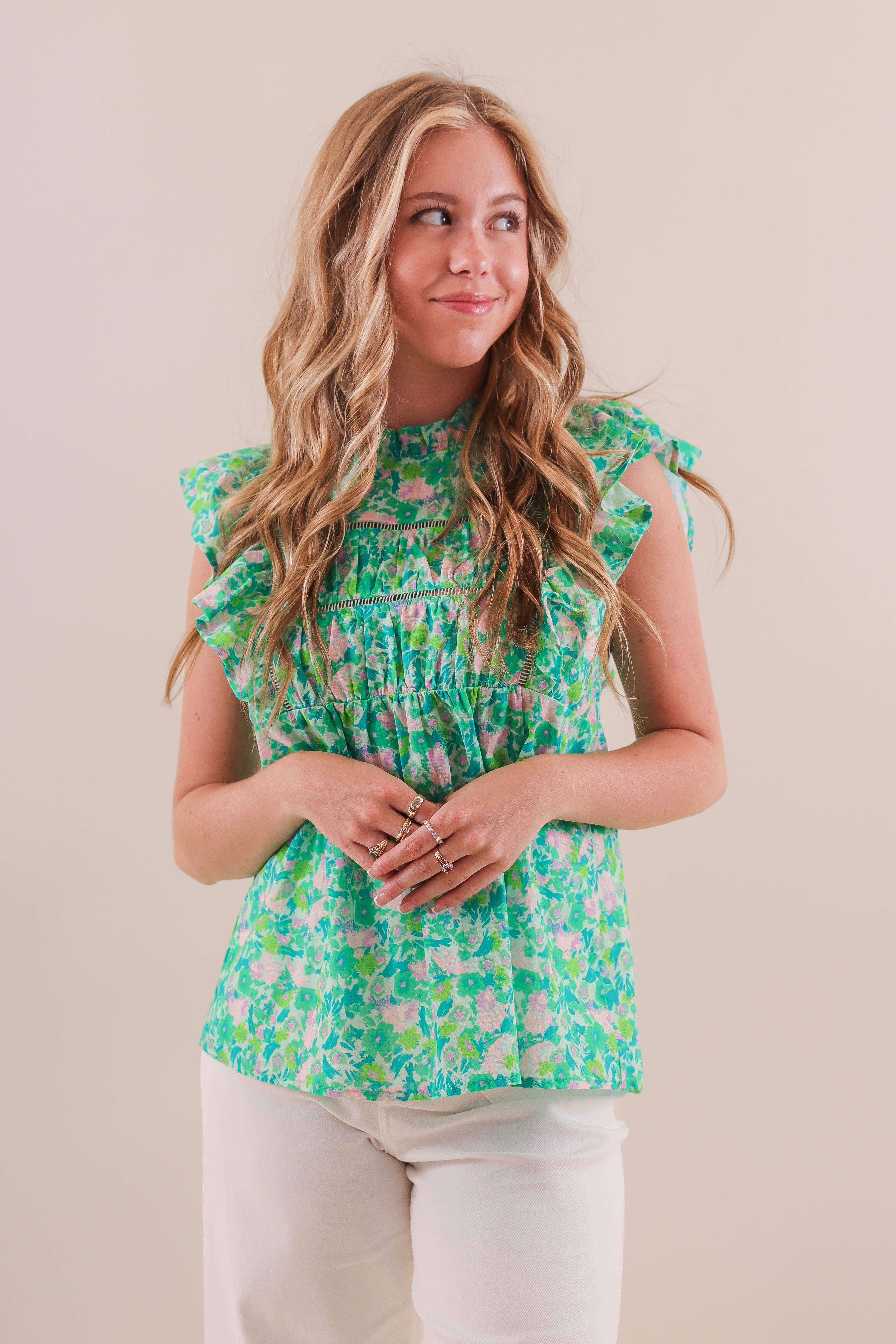 FINAL SALE: Remembering The Times Blouse