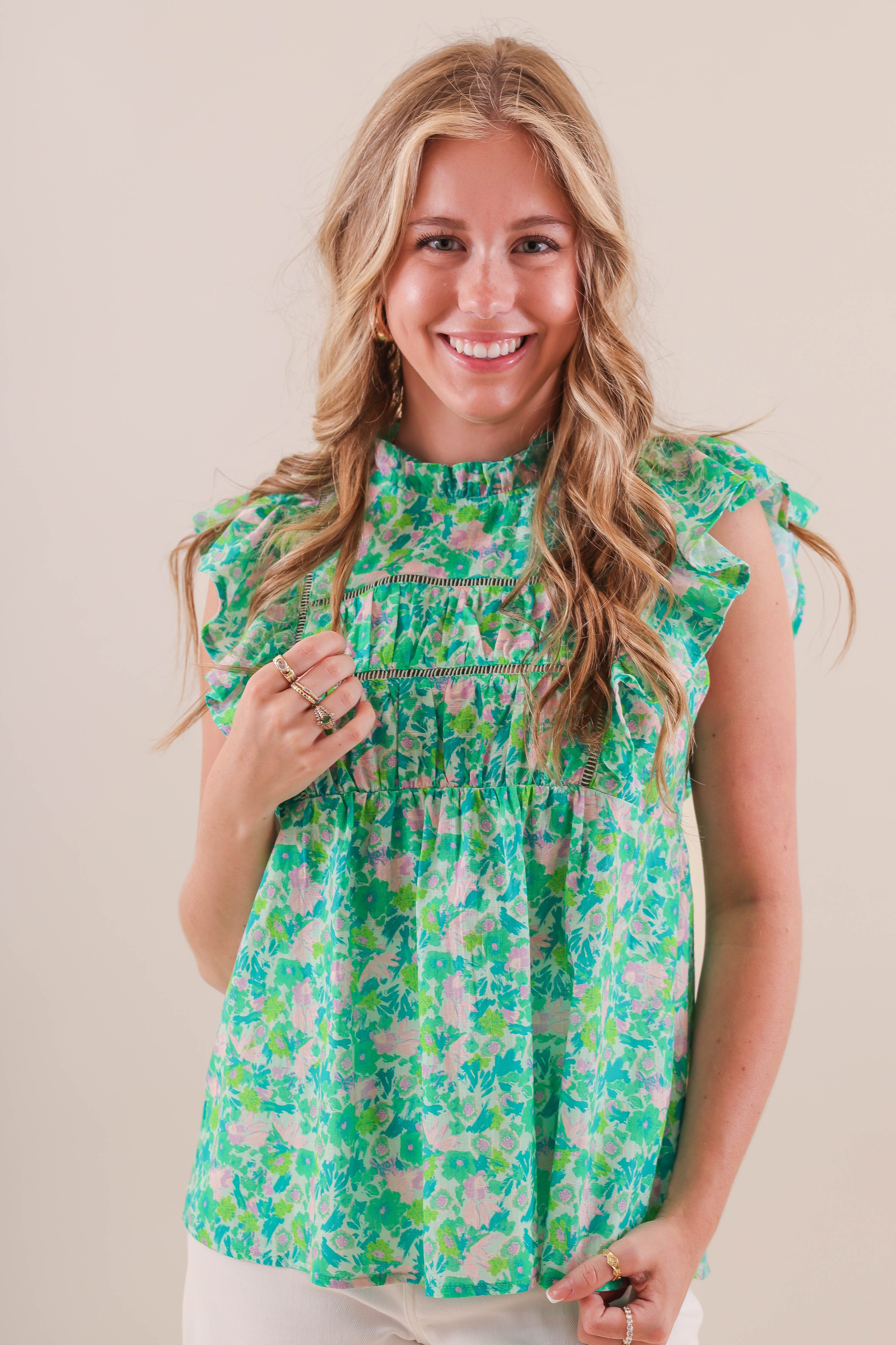 FINAL SALE: Remembering The Times Blouse