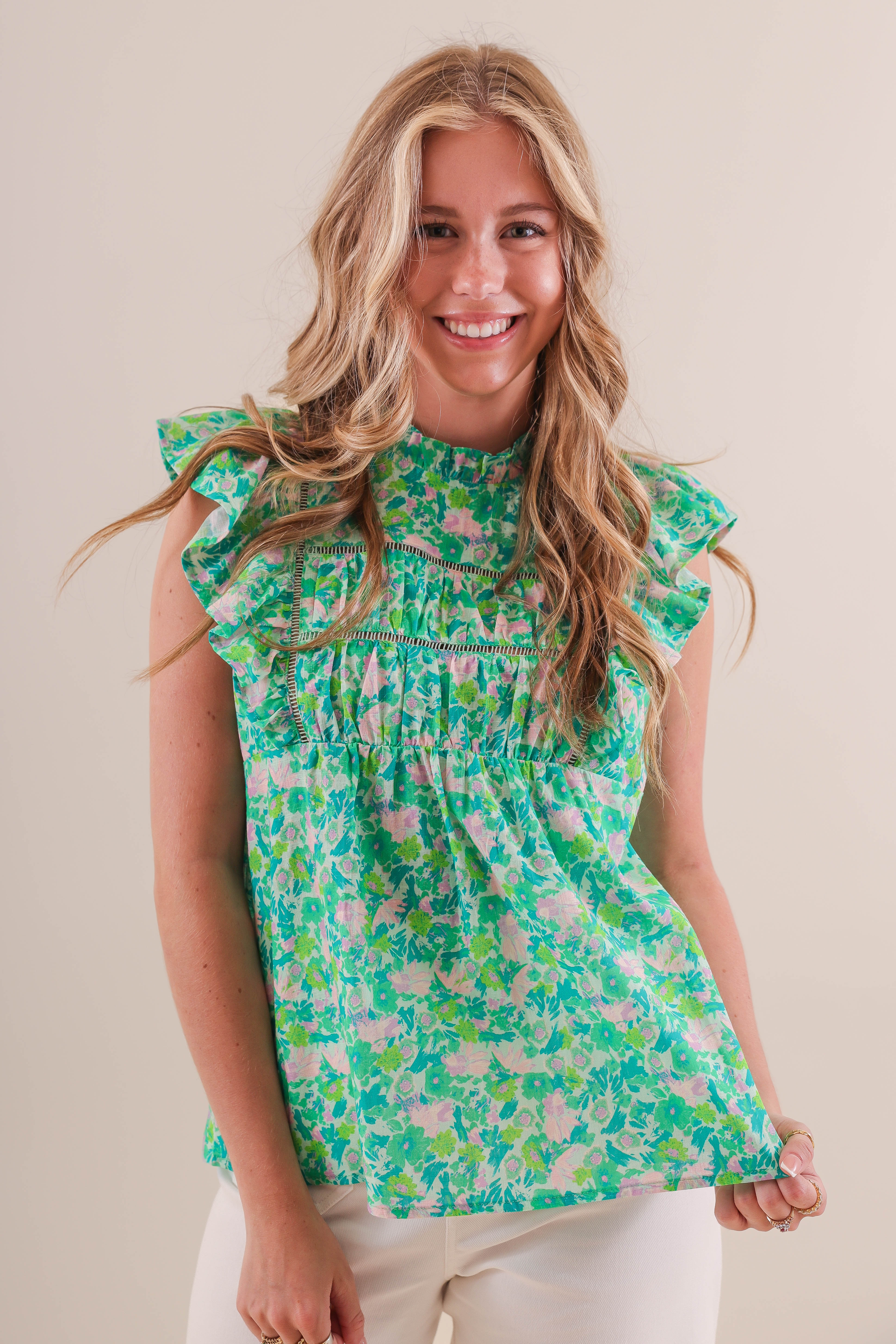 FINAL SALE: Remembering The Times Blouse