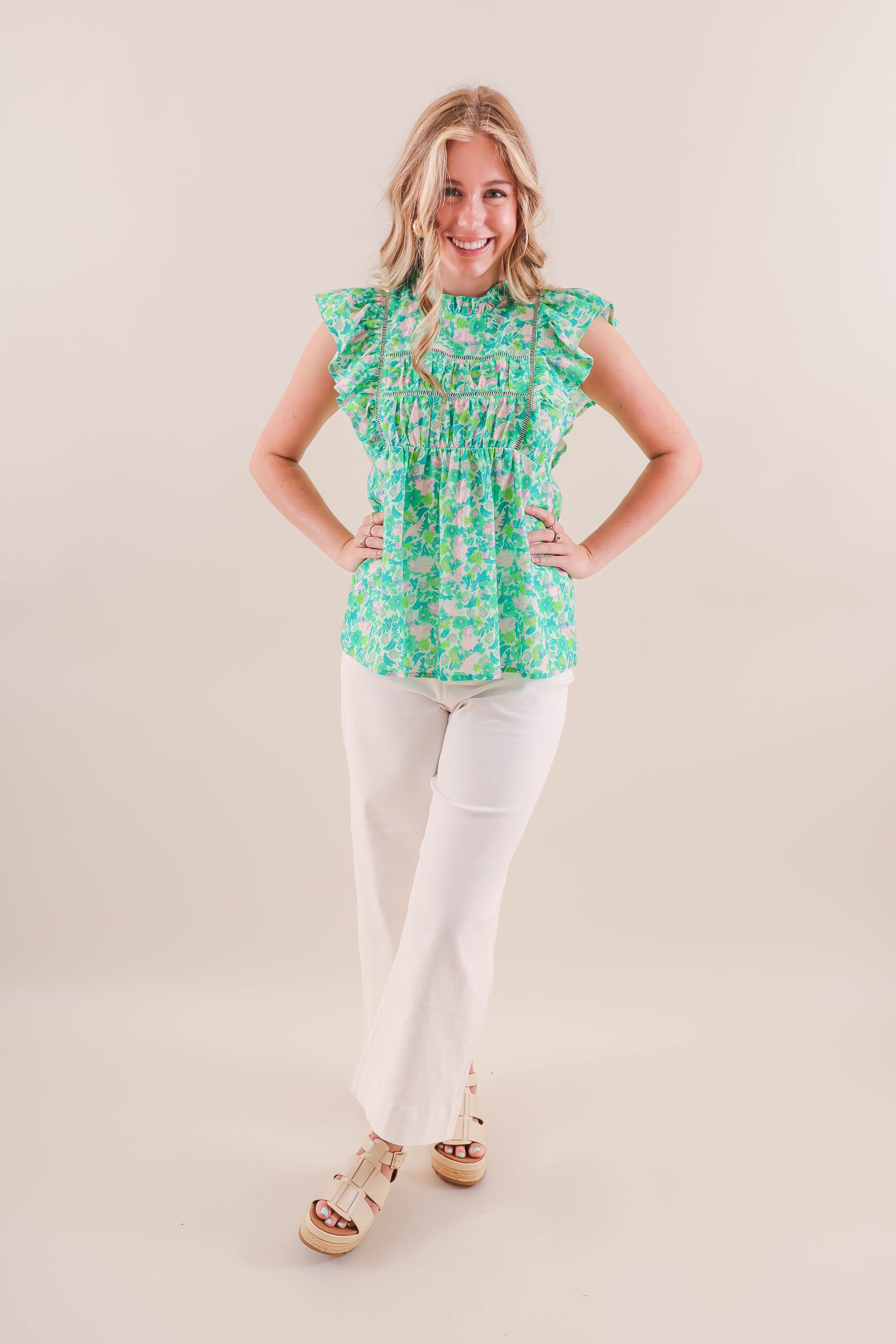 FINAL SALE: Remembering The Times Blouse