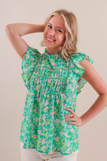 FINAL SALE: Remembering The Times Blouse