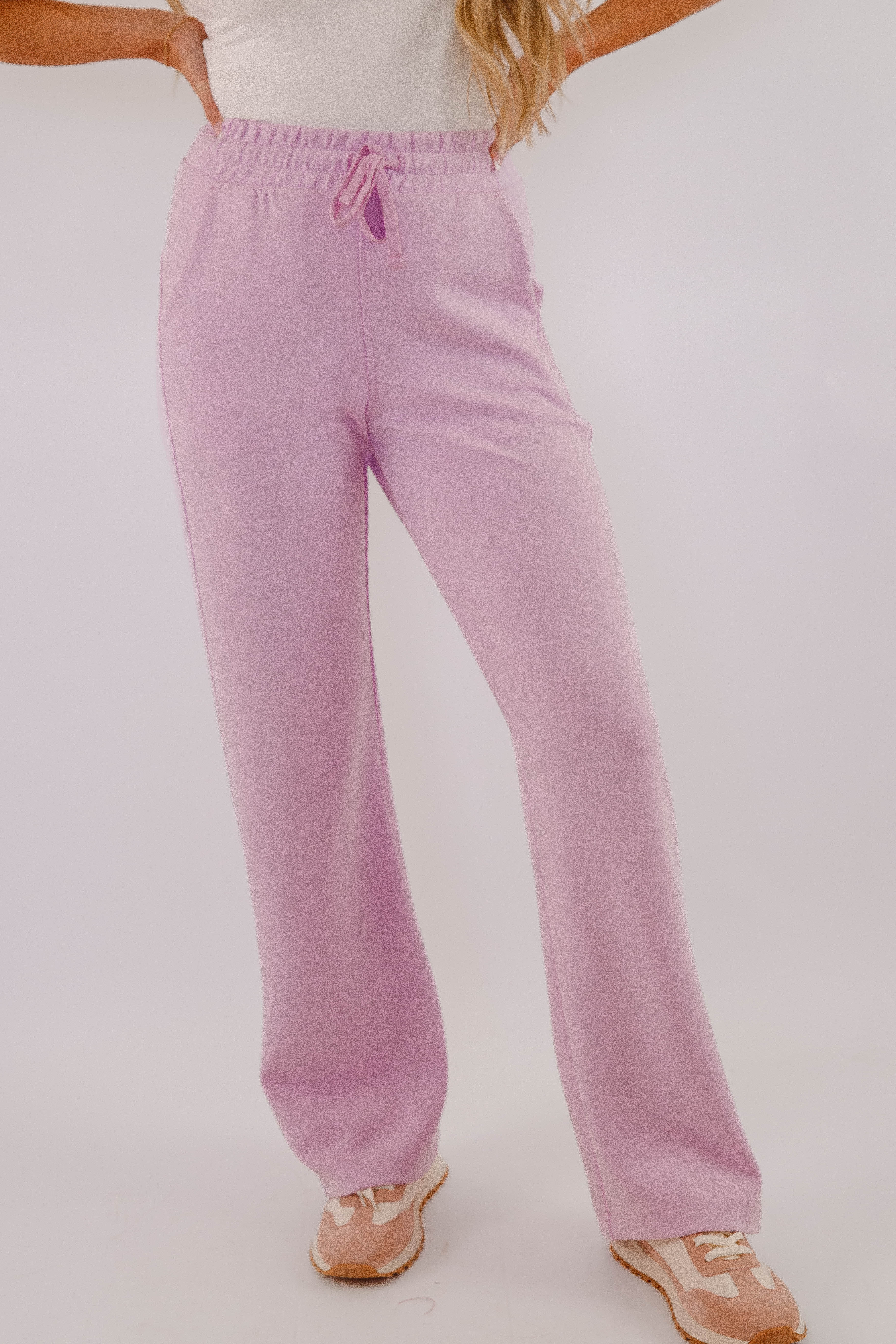 All The Energy Pants-Lilac