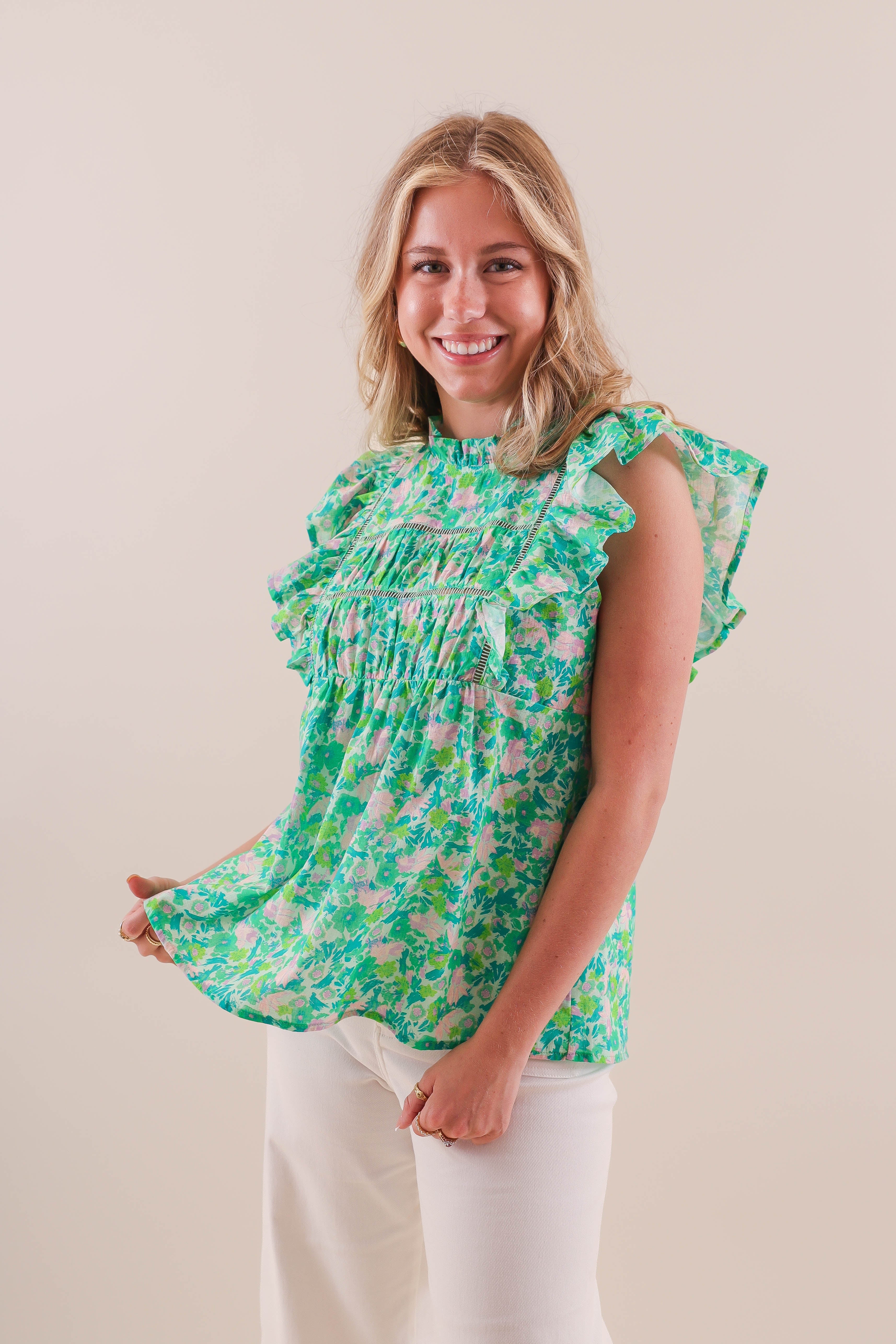 FINAL SALE: Remembering The Times Blouse