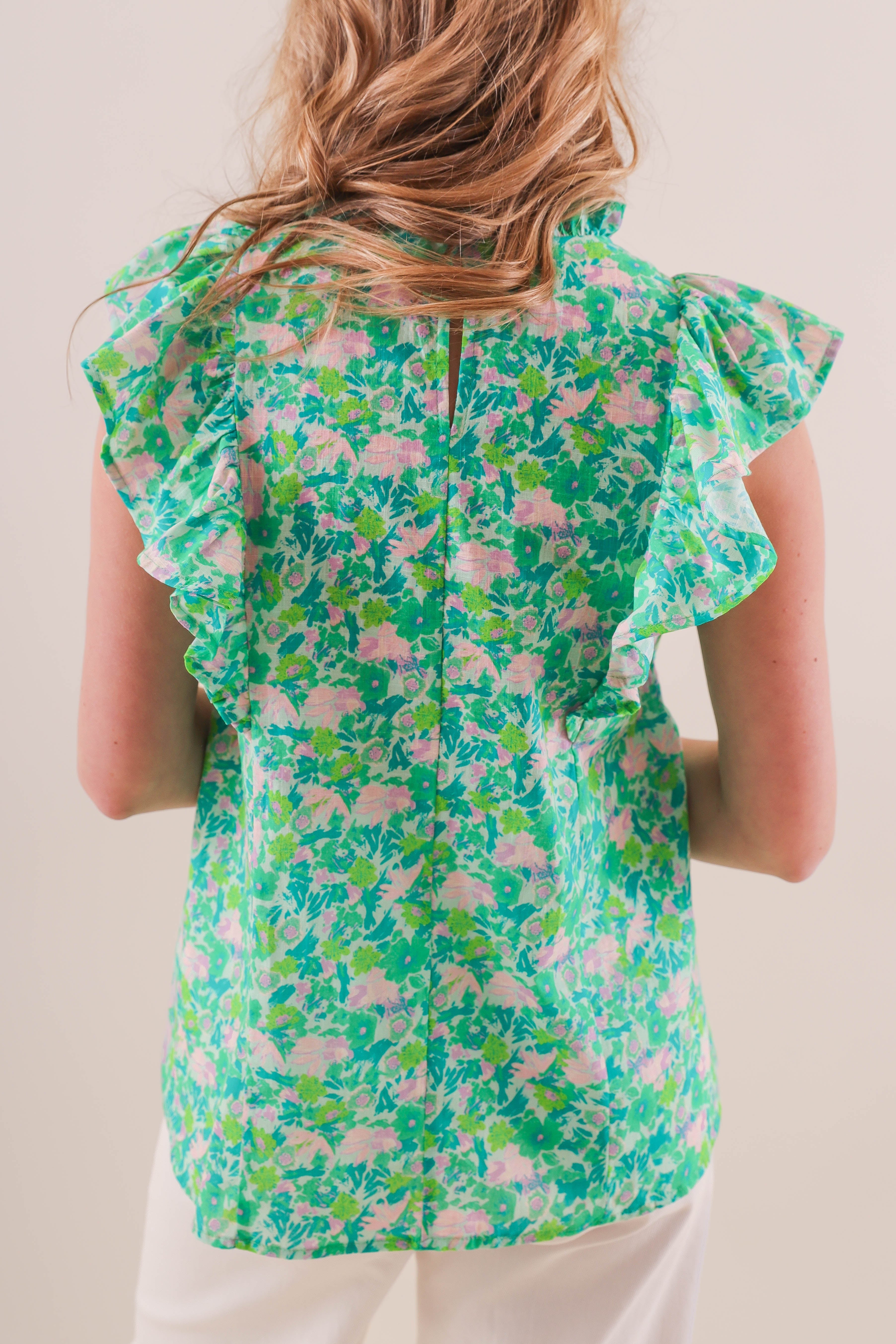 FINAL SALE: Remembering The Times Blouse