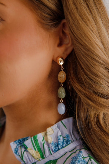 Drift Away Earrings-Blue