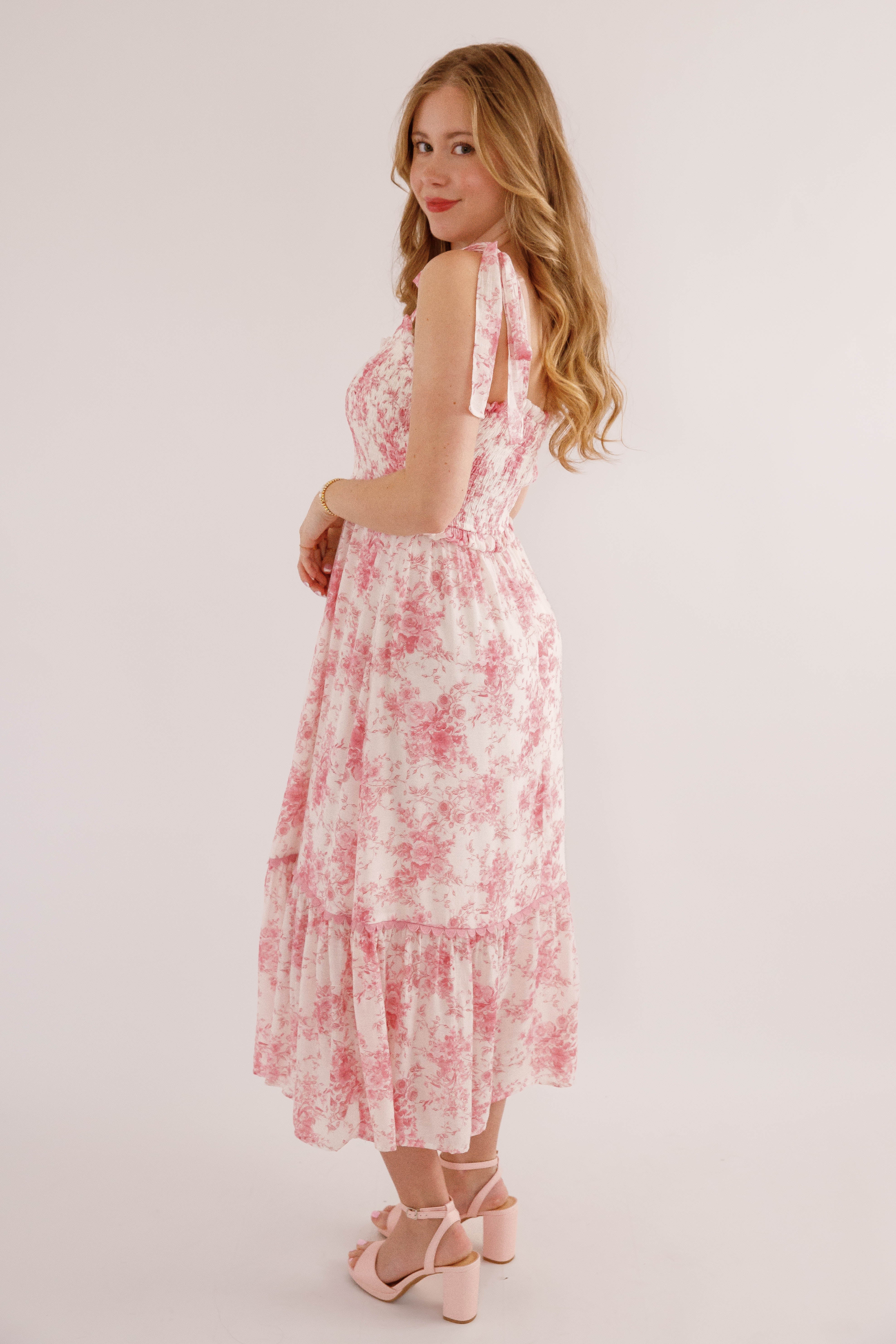 Like A Wish Midi Dress-Mauve