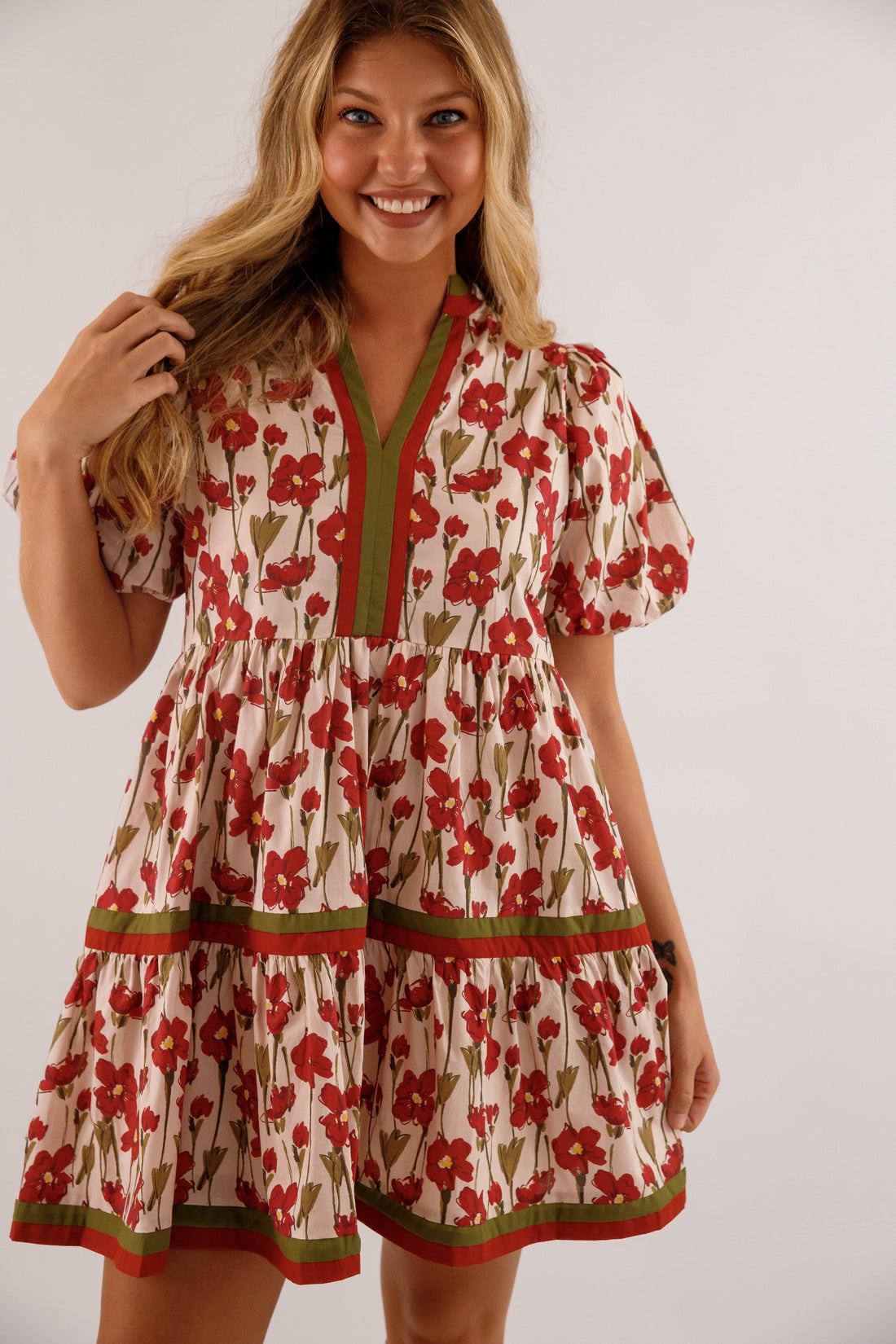 Gentle On My Mind Dress-Burgundy