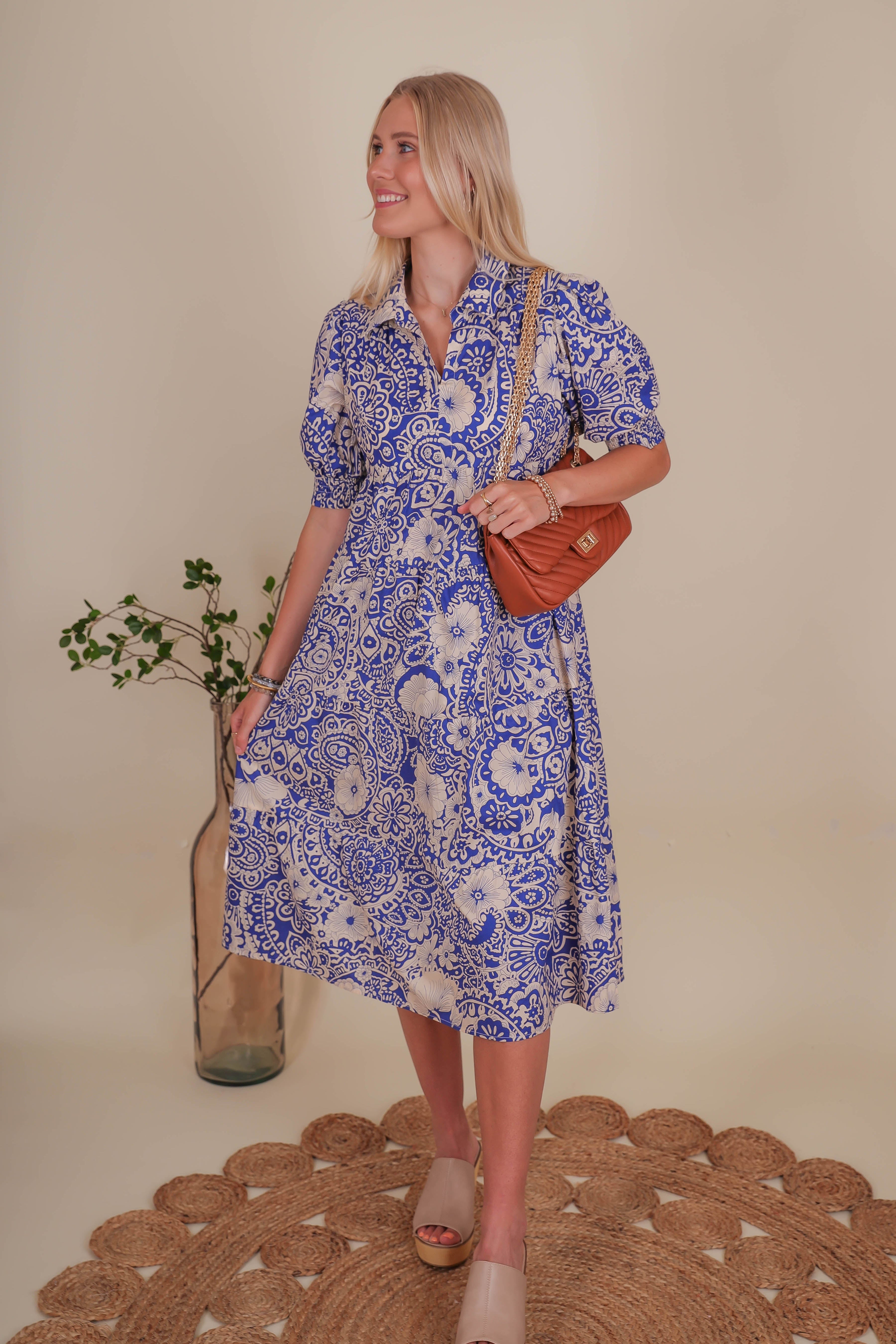RESTOCK: Flying First Class Midi Dress