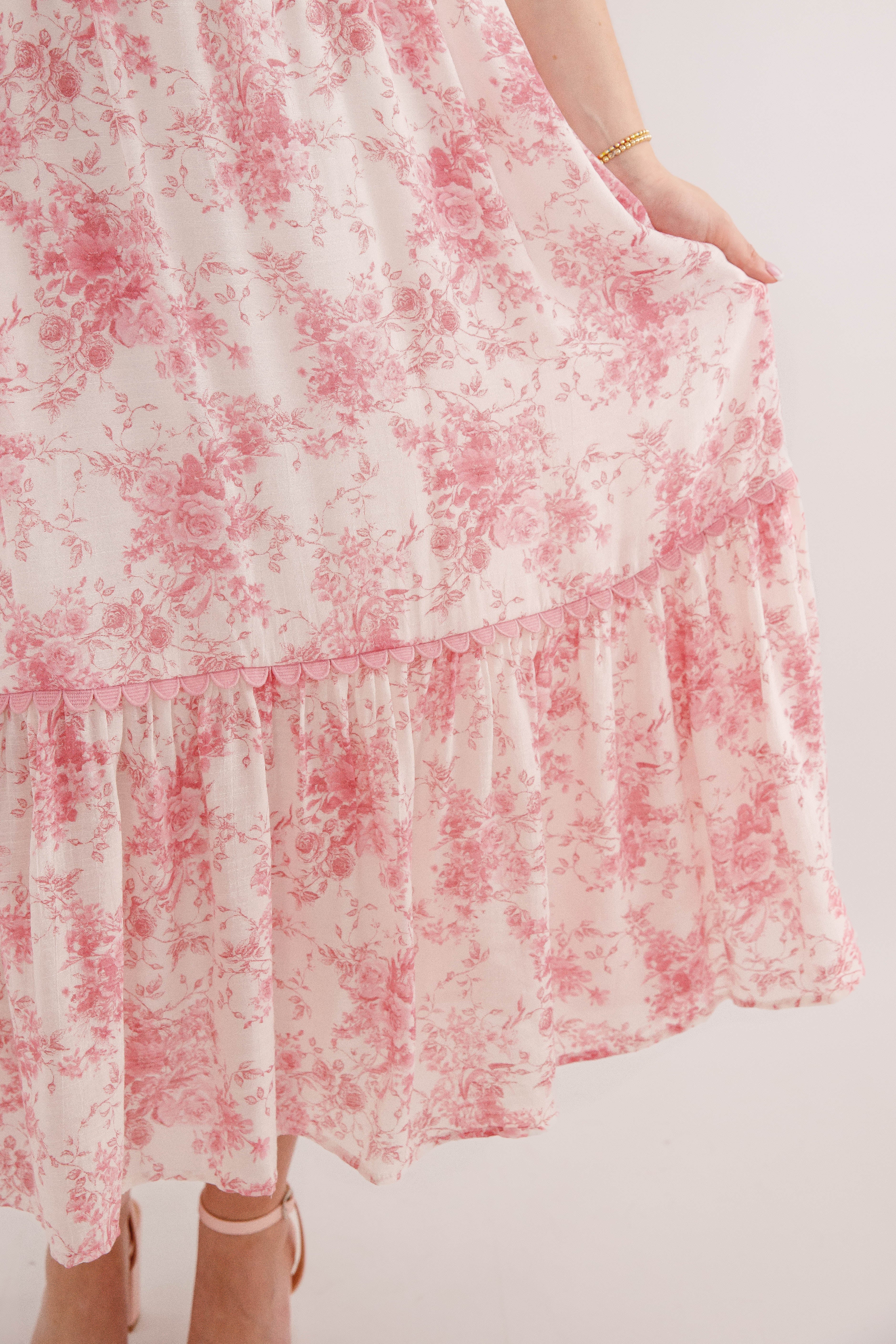 Like A Wish Midi Dress-Mauve