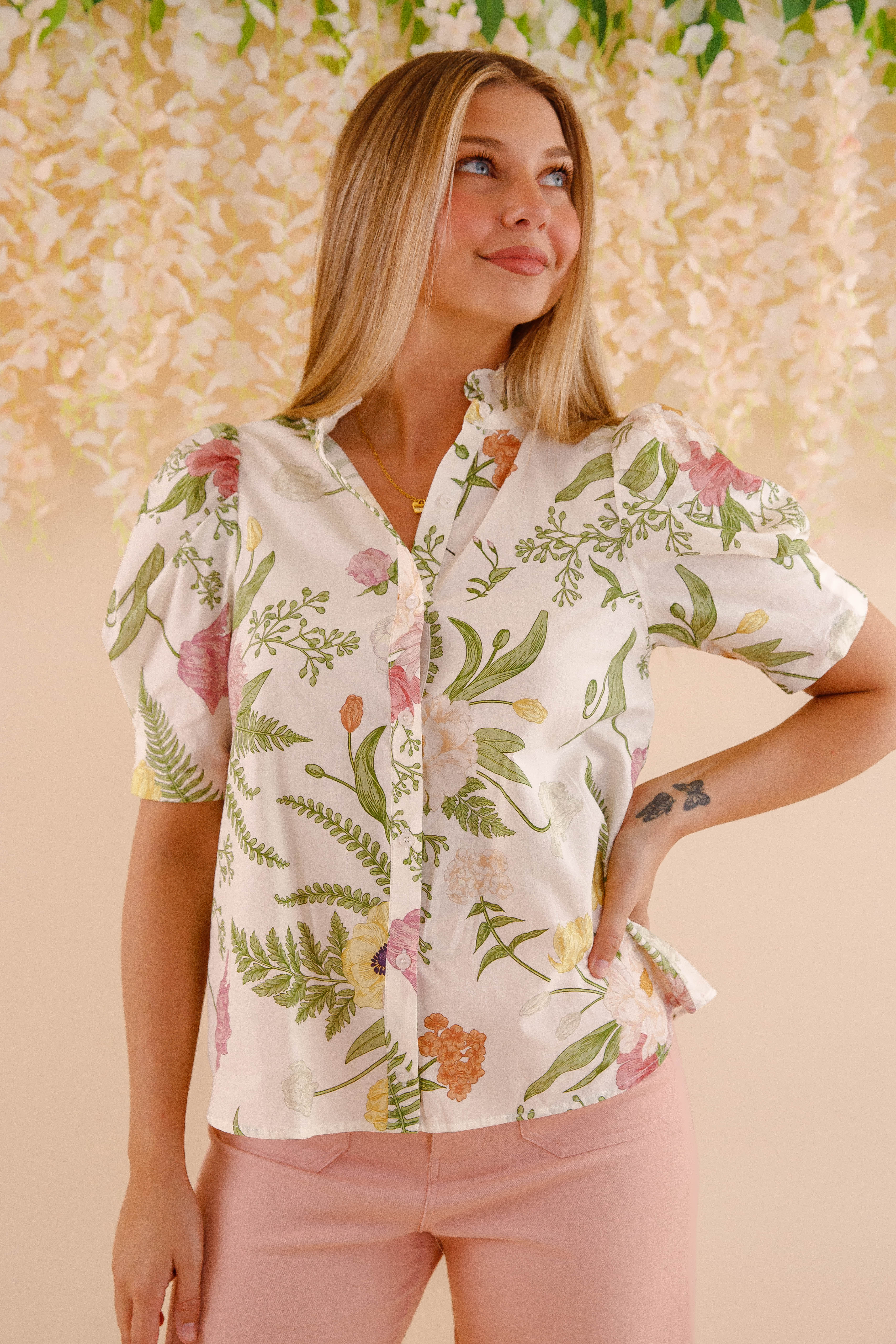 RESTOCK: When Friendship Blooms Blouse