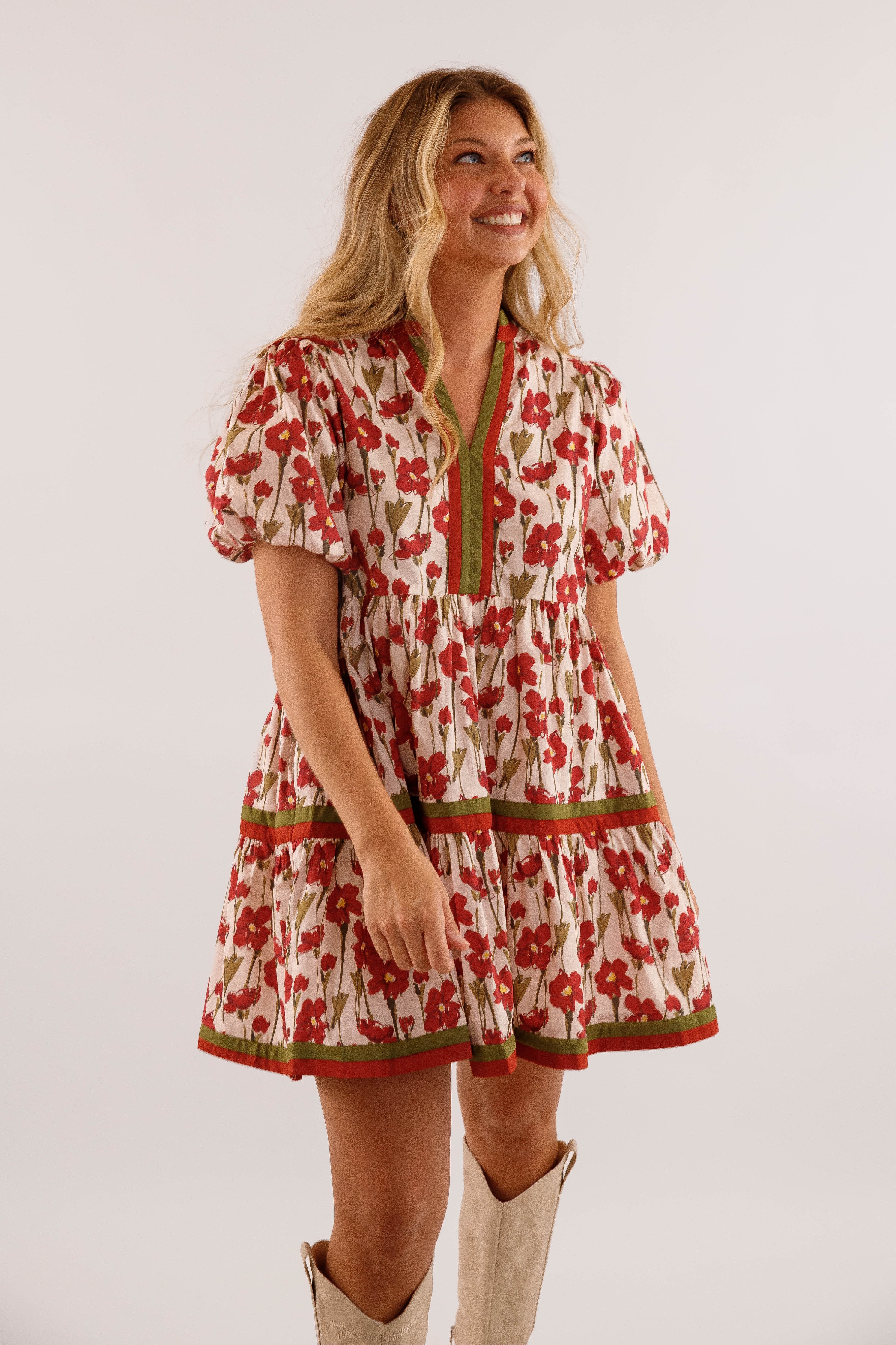 Gentle On My Mind Dress-Burgundy