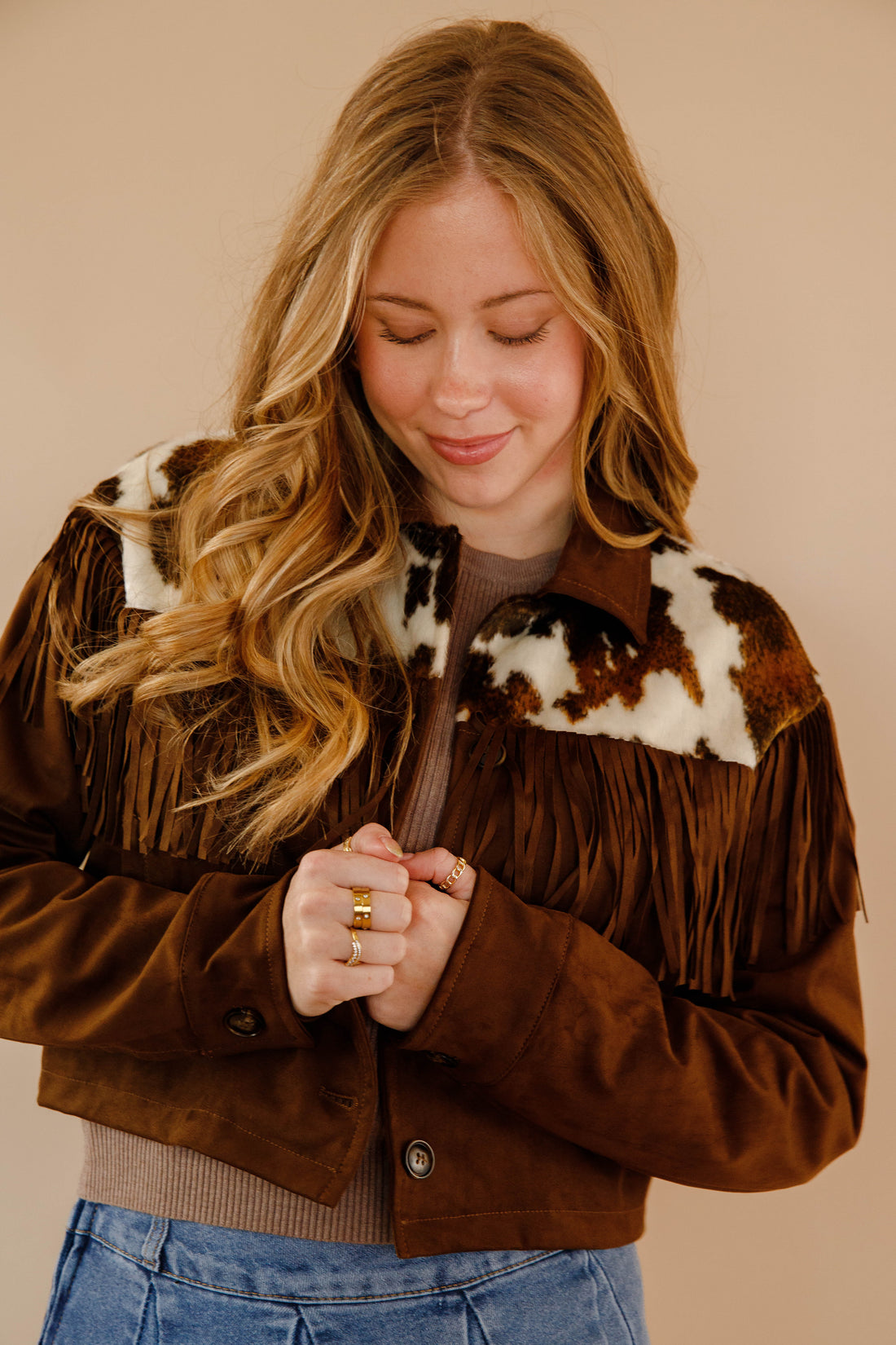 Bigger In Texas Fringe Jacket