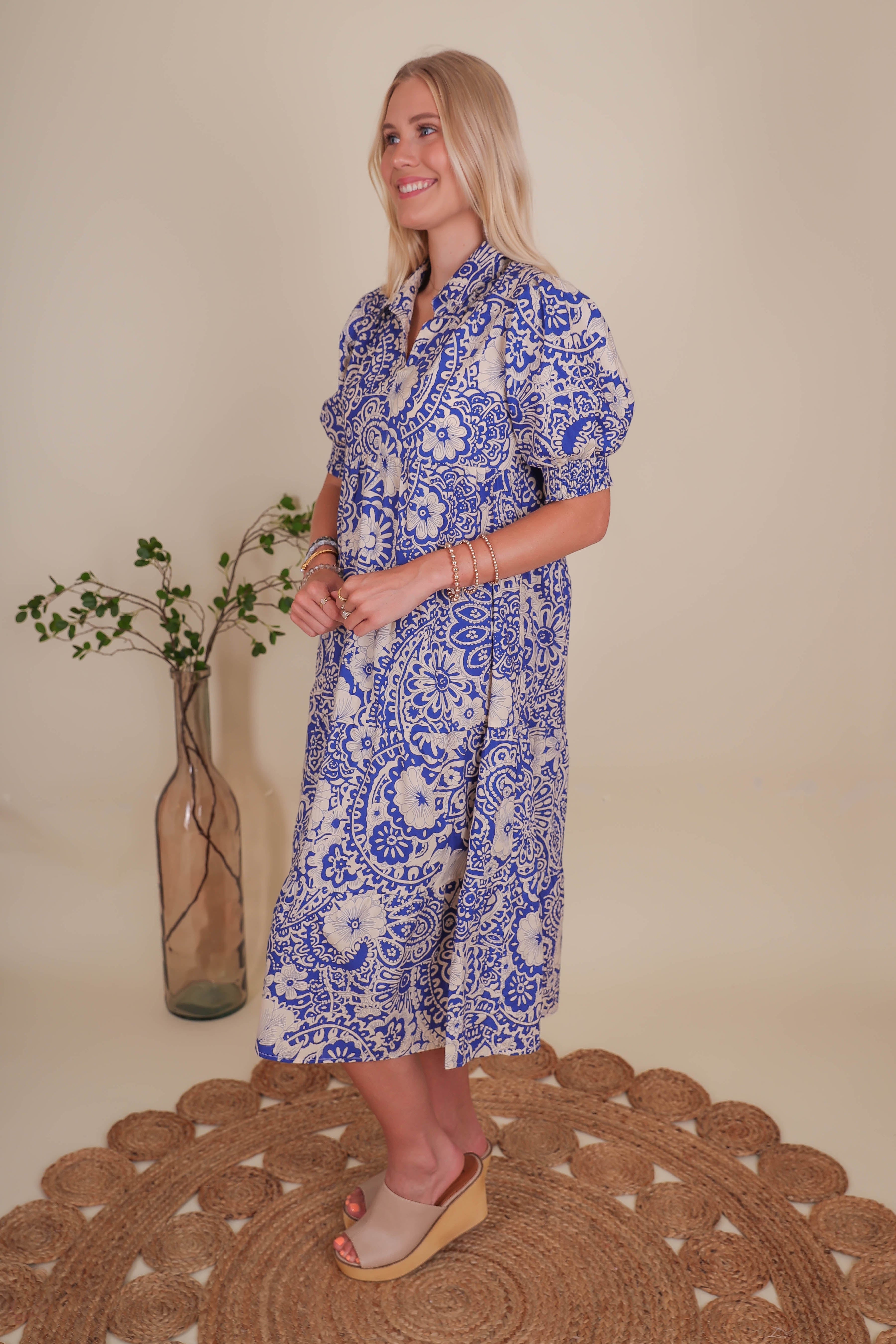 RESTOCK: Flying First Class Midi Dress