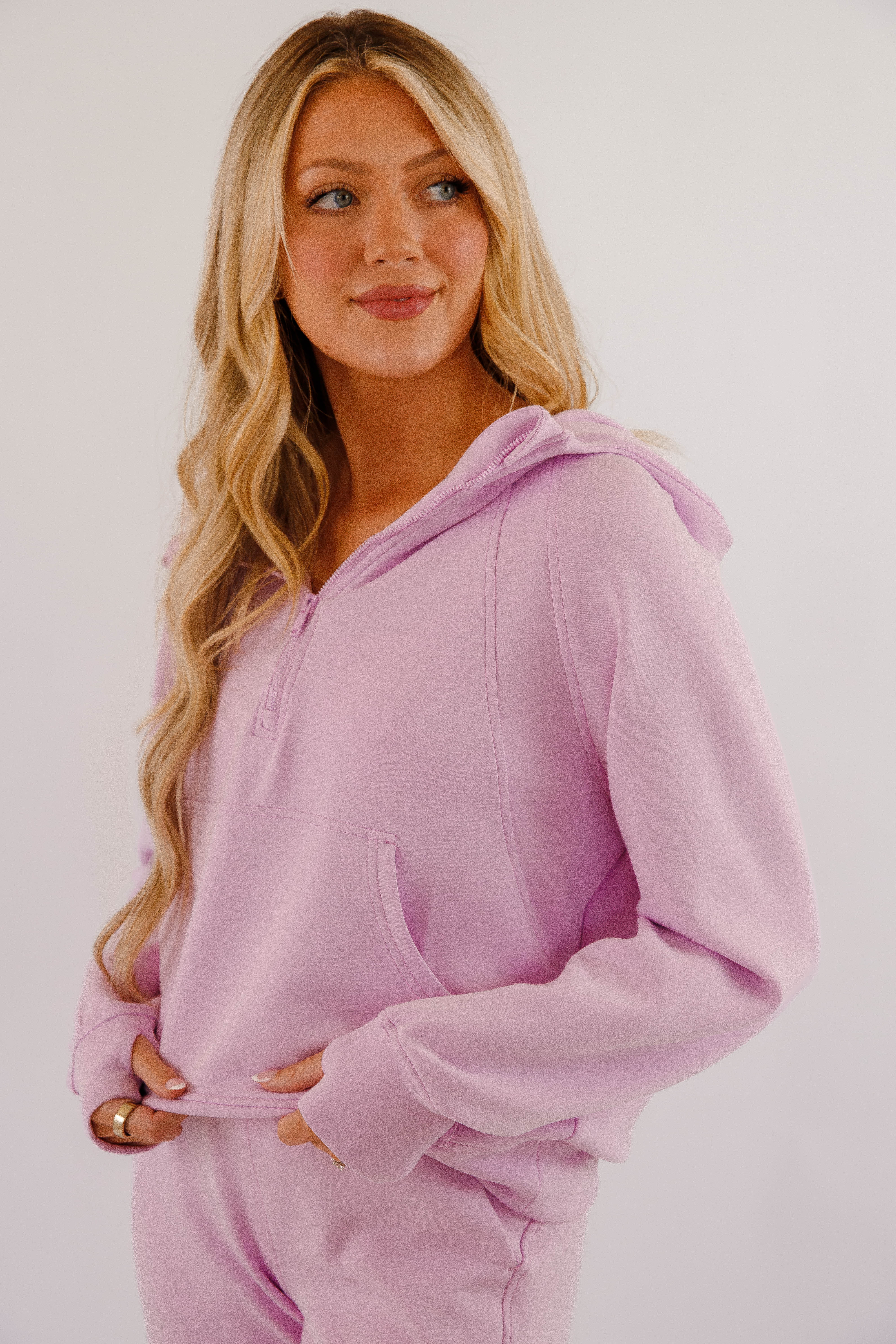 All The Energy Hoodie-Lilac