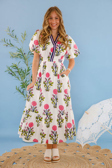 Bring Me Back To Life Midi Dress-White