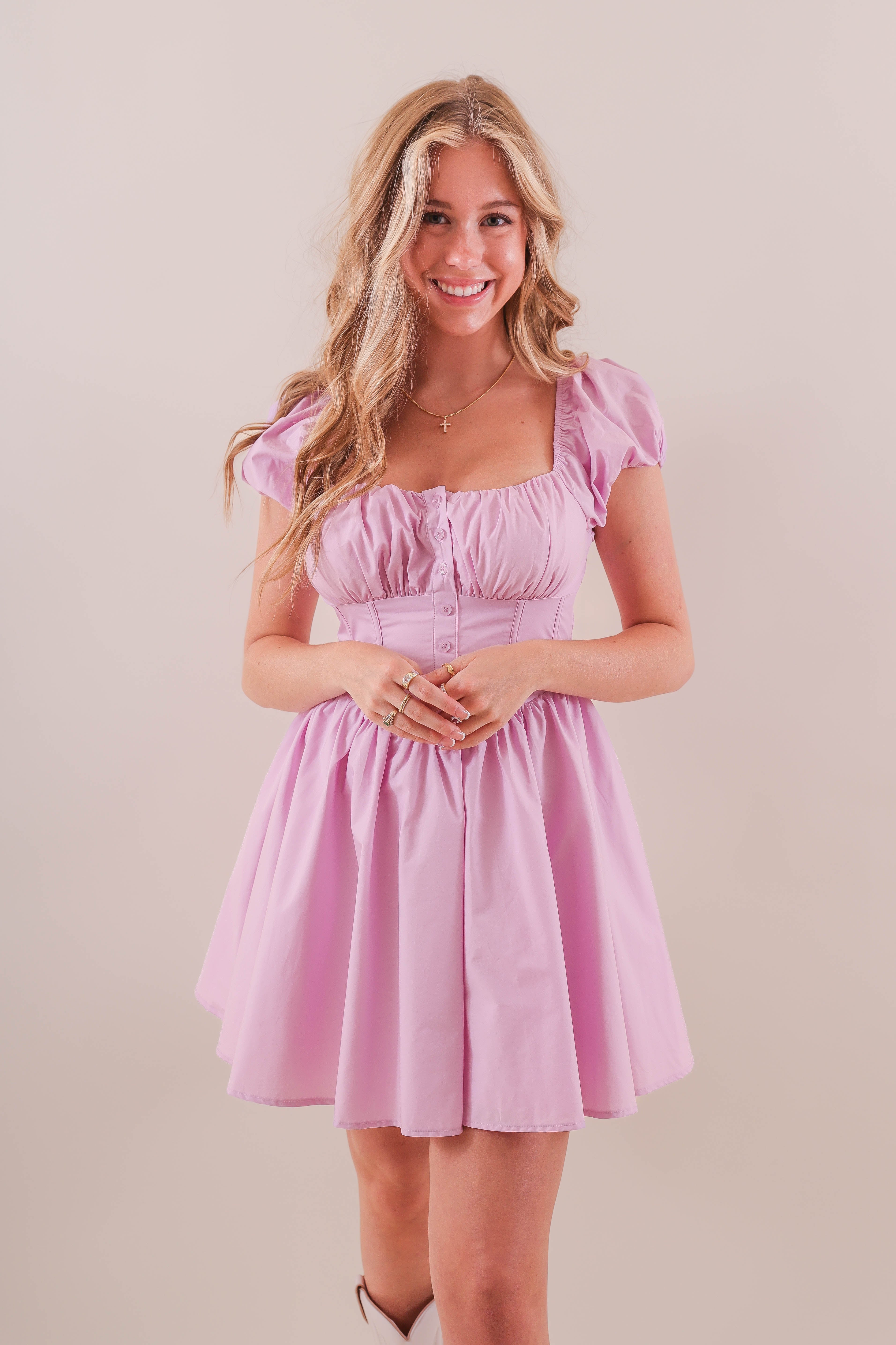 FINAL SALE: You Had My Heart Dress-Lavender