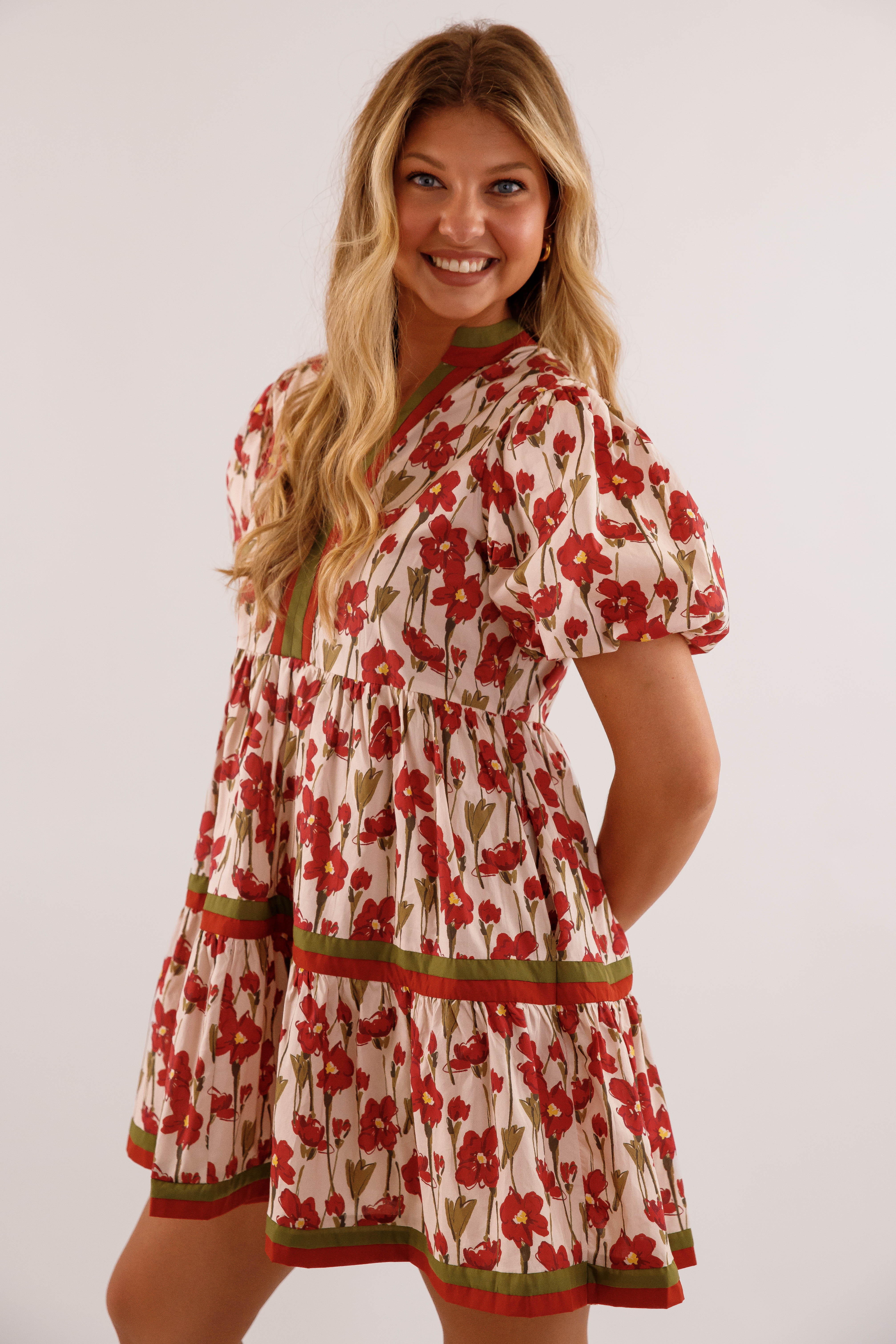 Gentle On My Mind Dress-Burgundy