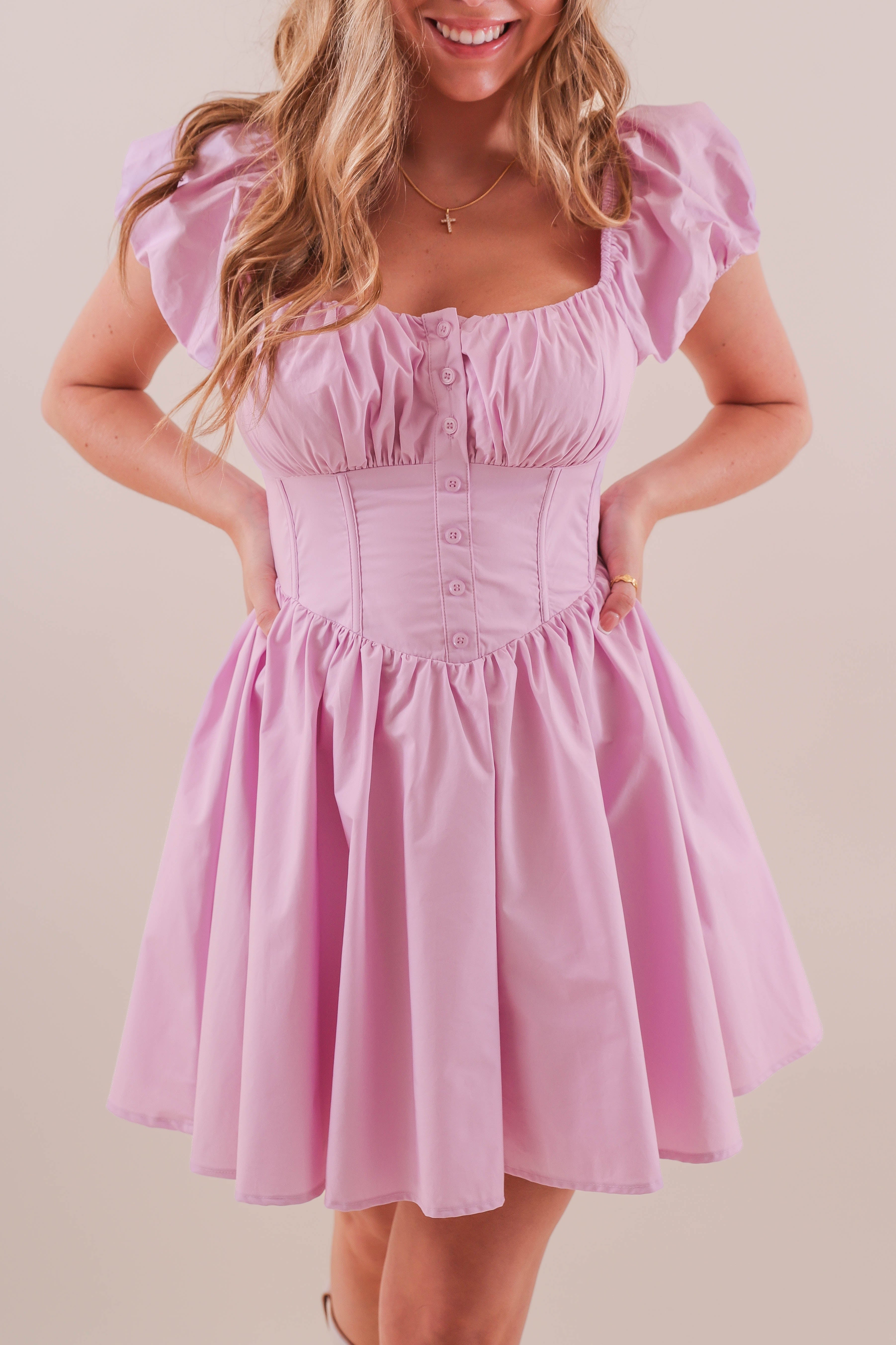 FINAL SALE: You Had My Heart Dress-Lavender