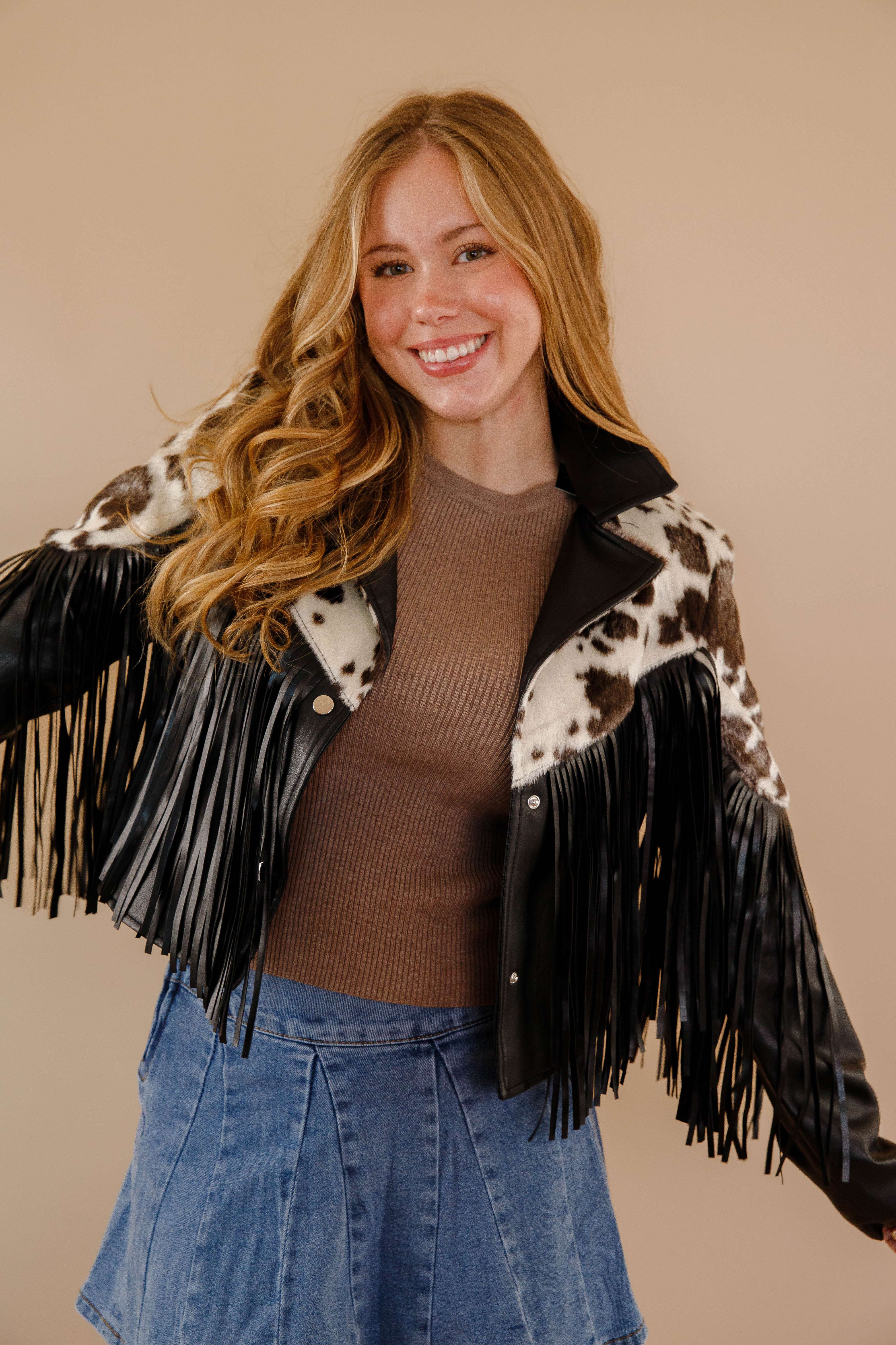 A Cowgirl At Heart Fringe Jacket