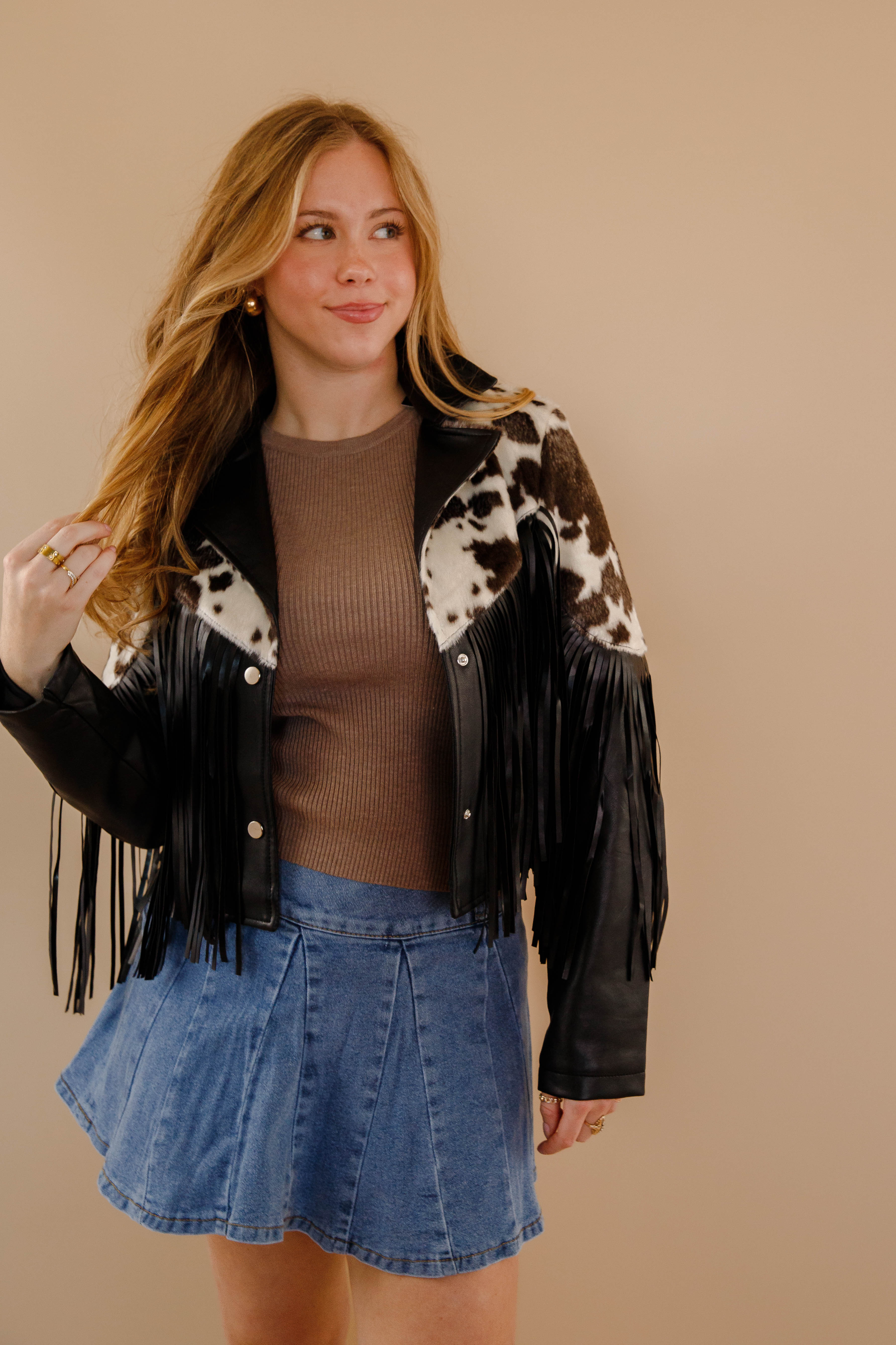 A Cowgirl At Heart Fringe Jacket