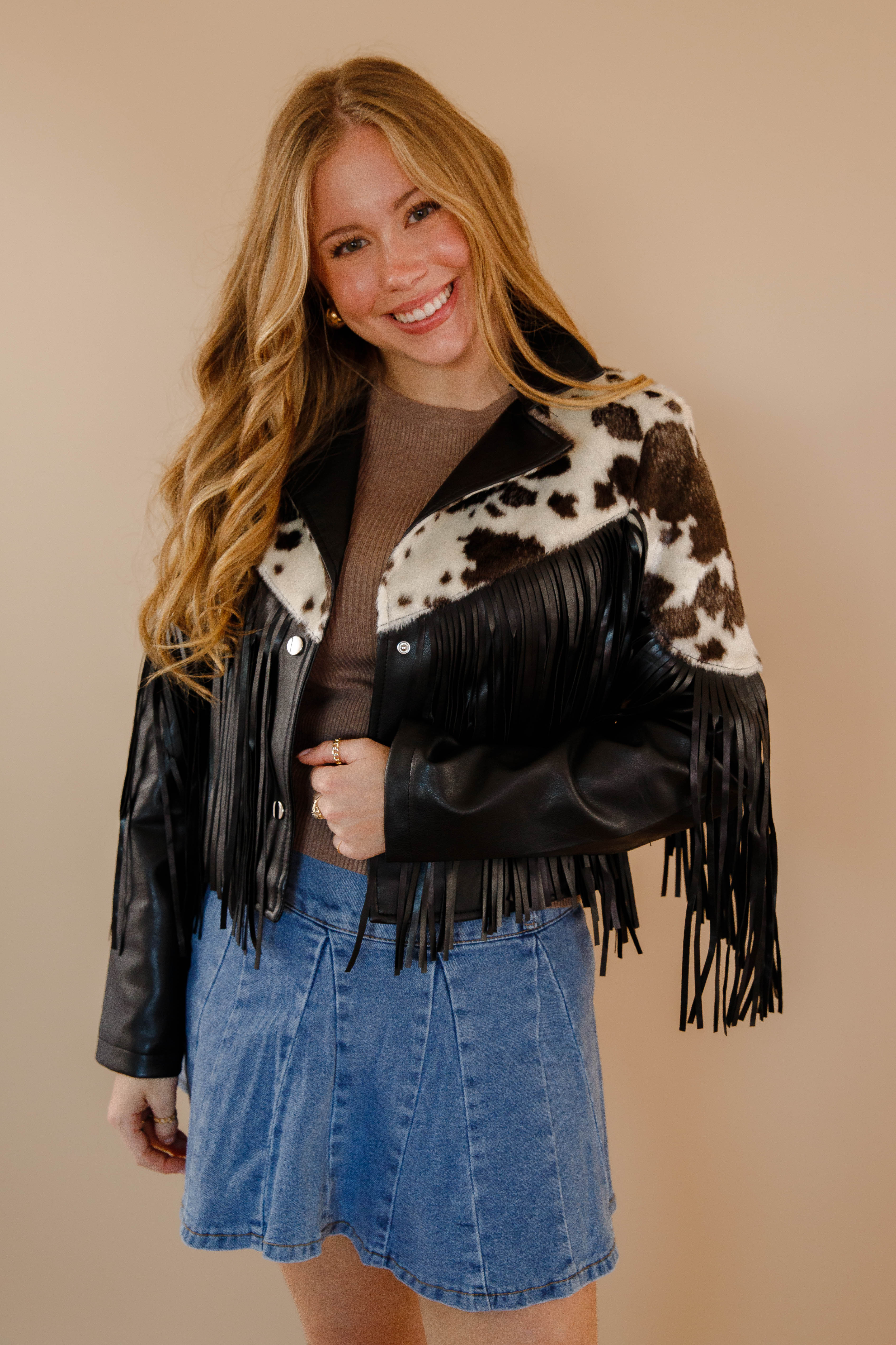 A Cowgirl At Heart Fringe Jacket