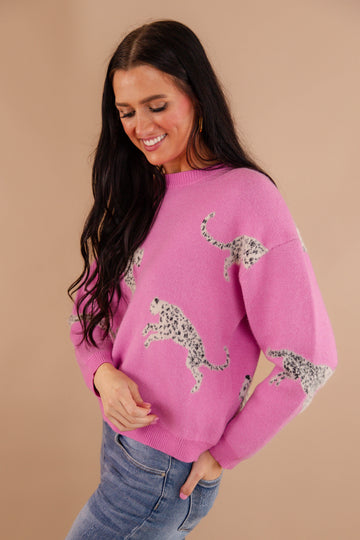 FINAL SALE: My Wild Idea Sweater-Orchid