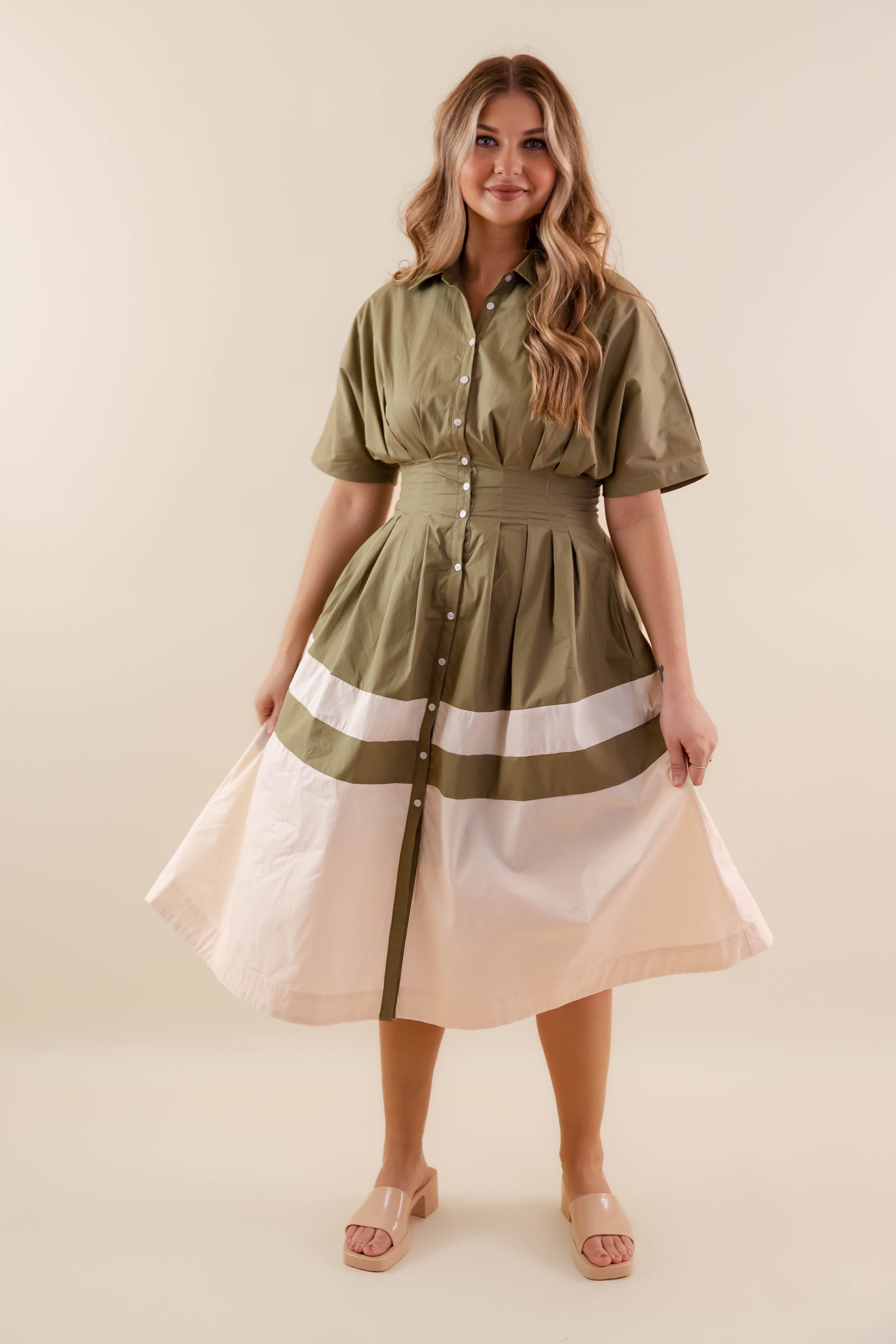 A Resilient Nature Midi Dress