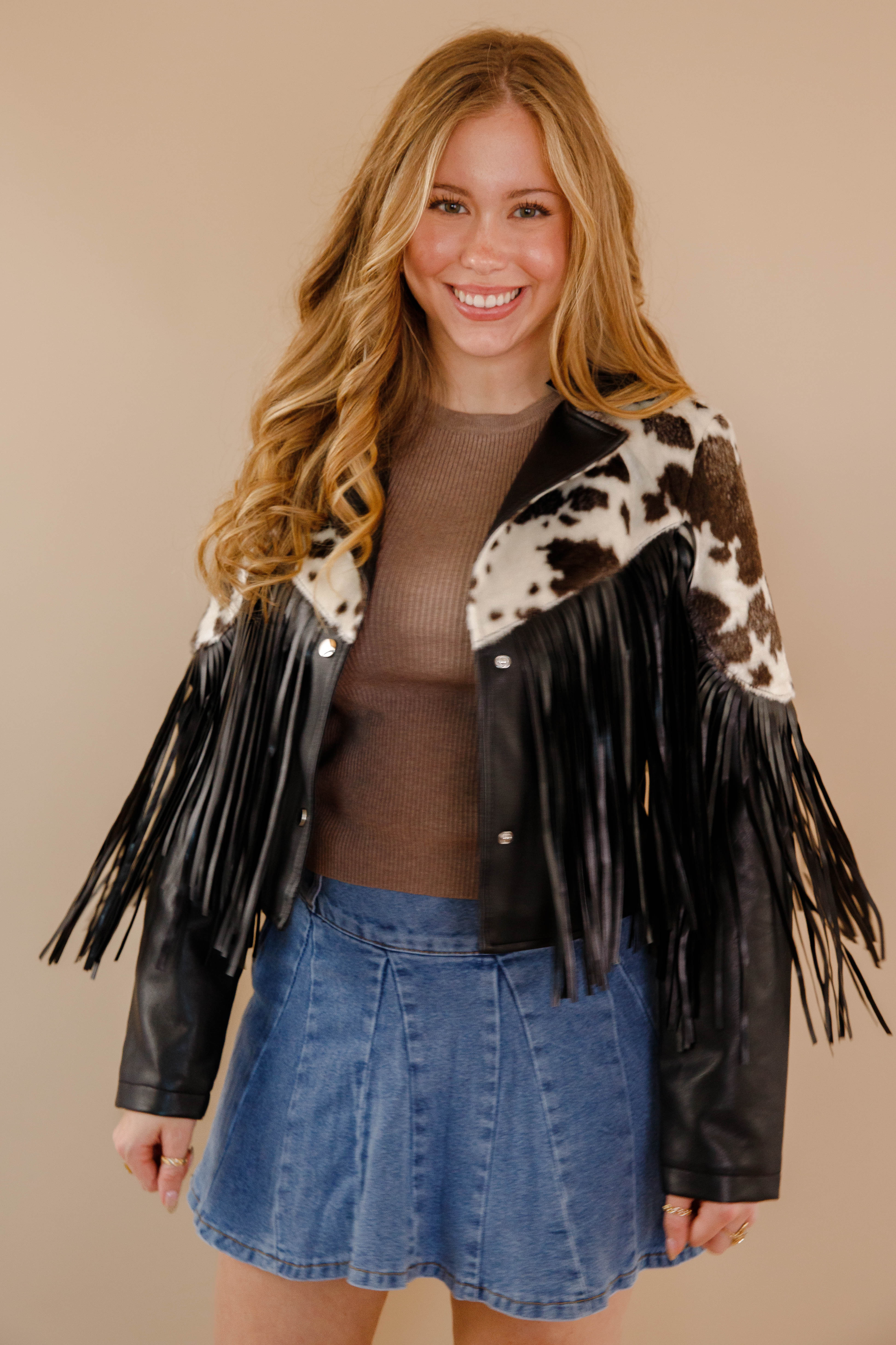 A Cowgirl At Heart Fringe Jacket