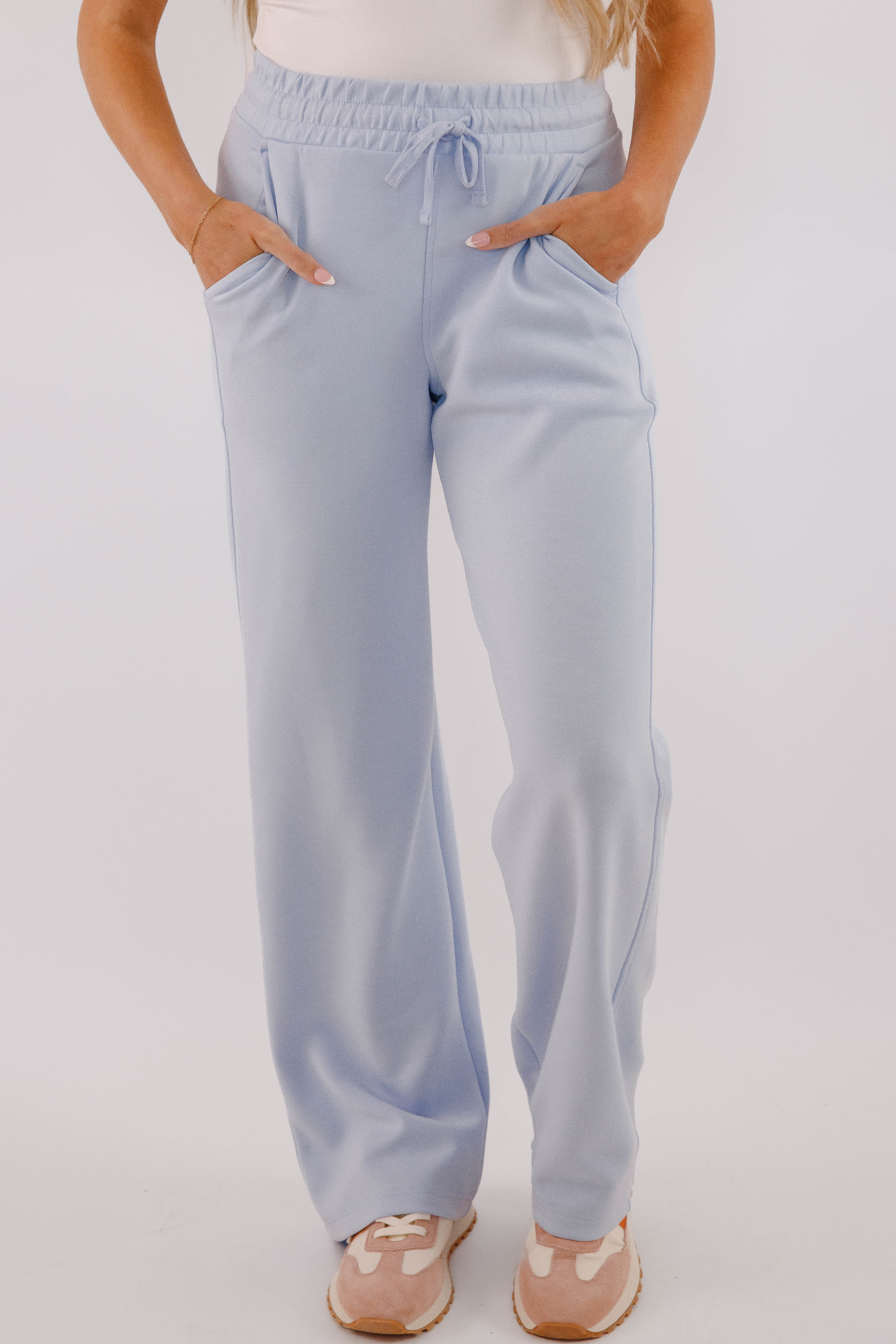 All The Energy Pants-Sky Blue