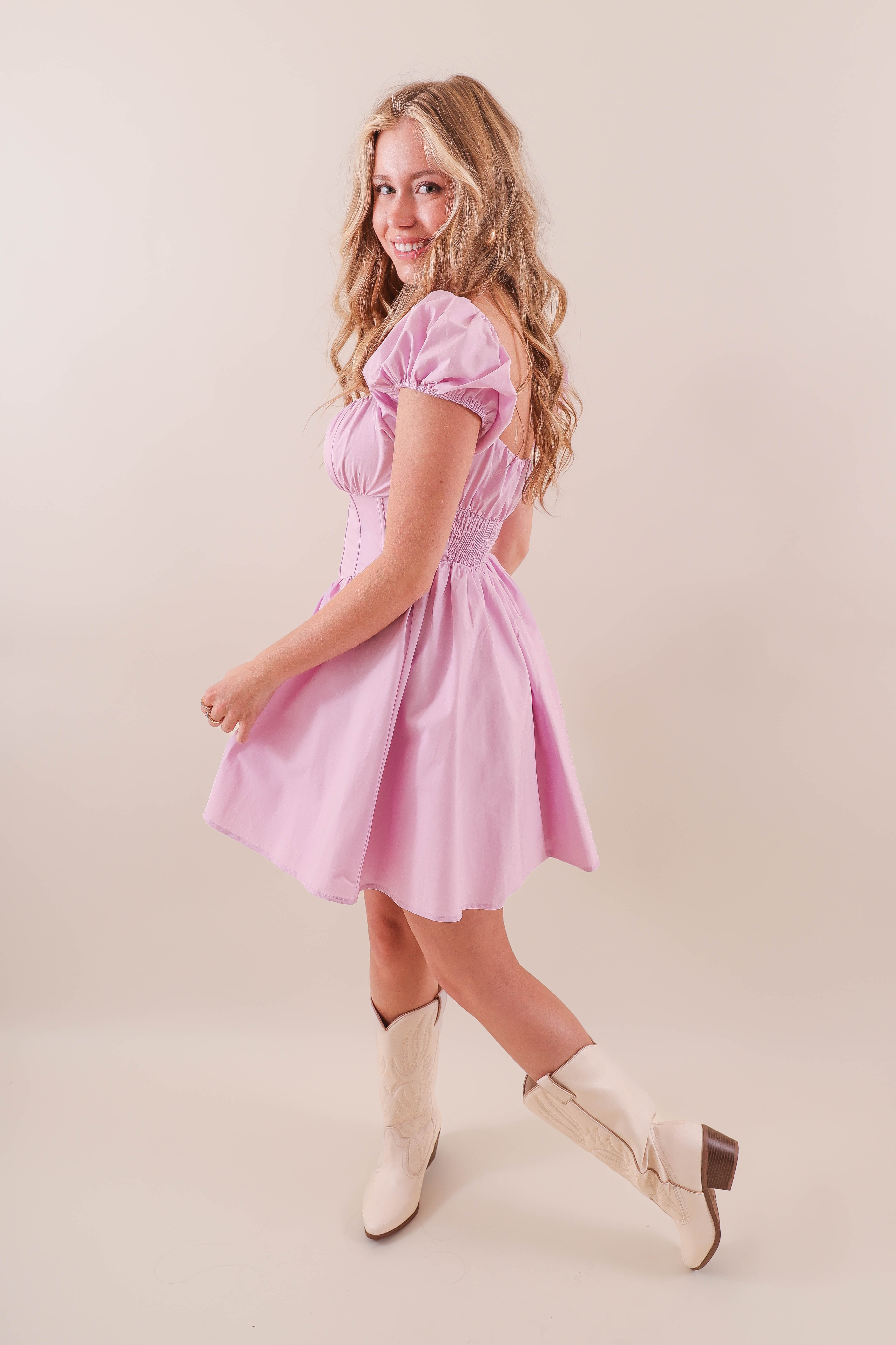 FINAL SALE: You Had My Heart Dress-Lavender
