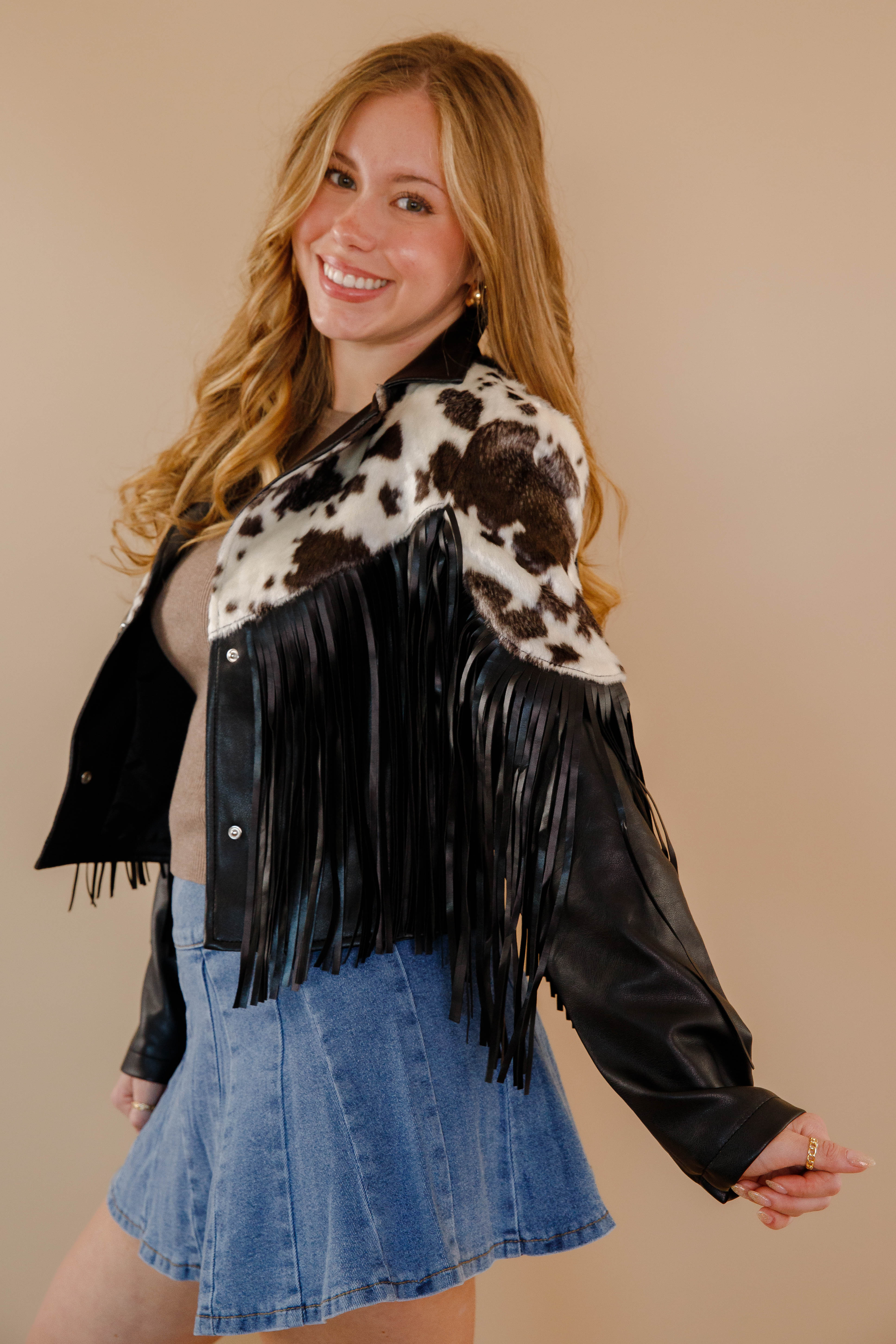 A Cowgirl At Heart Fringe Jacket