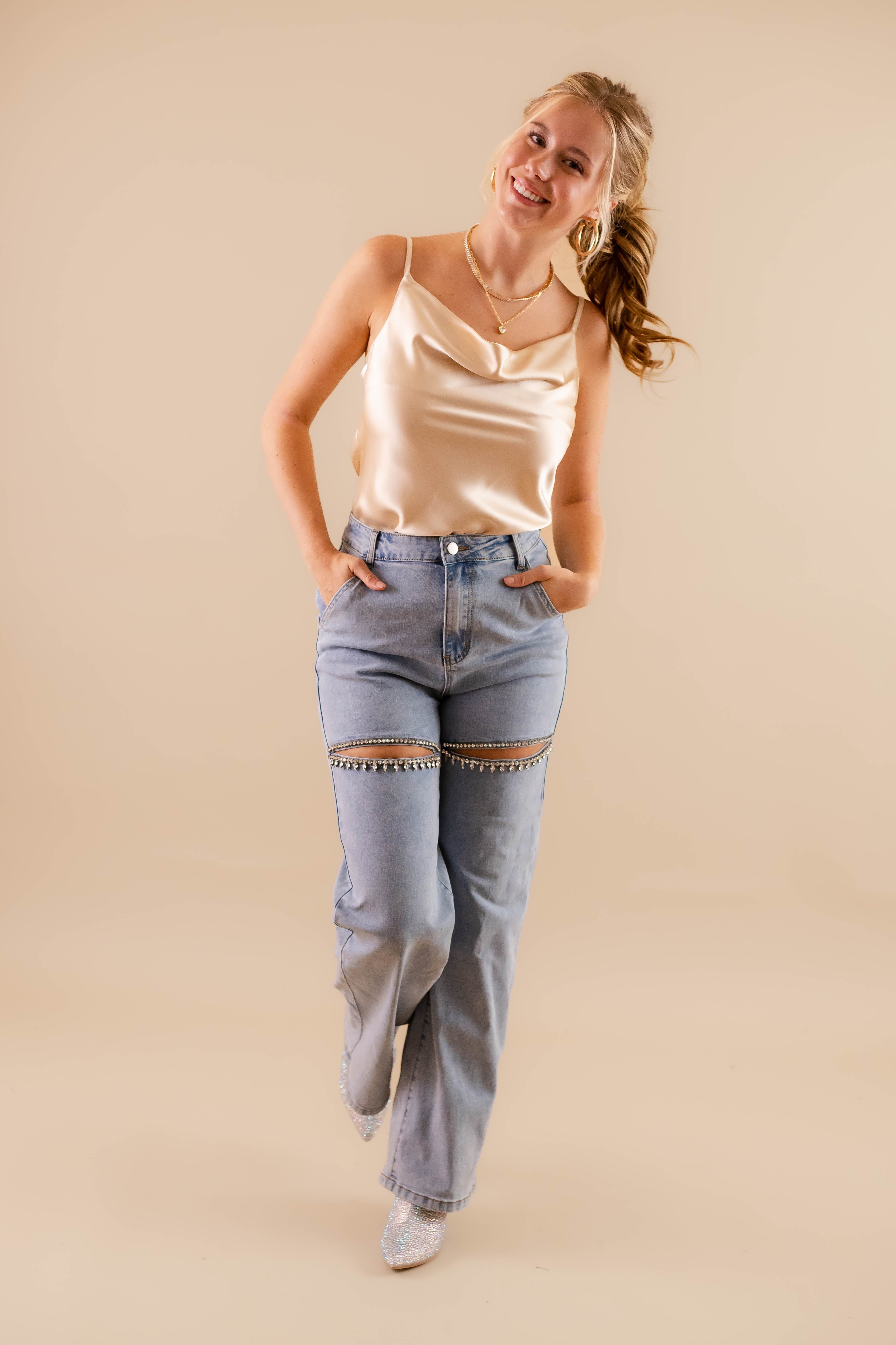 RESTOCK: Big Personality Rhinestone Denim