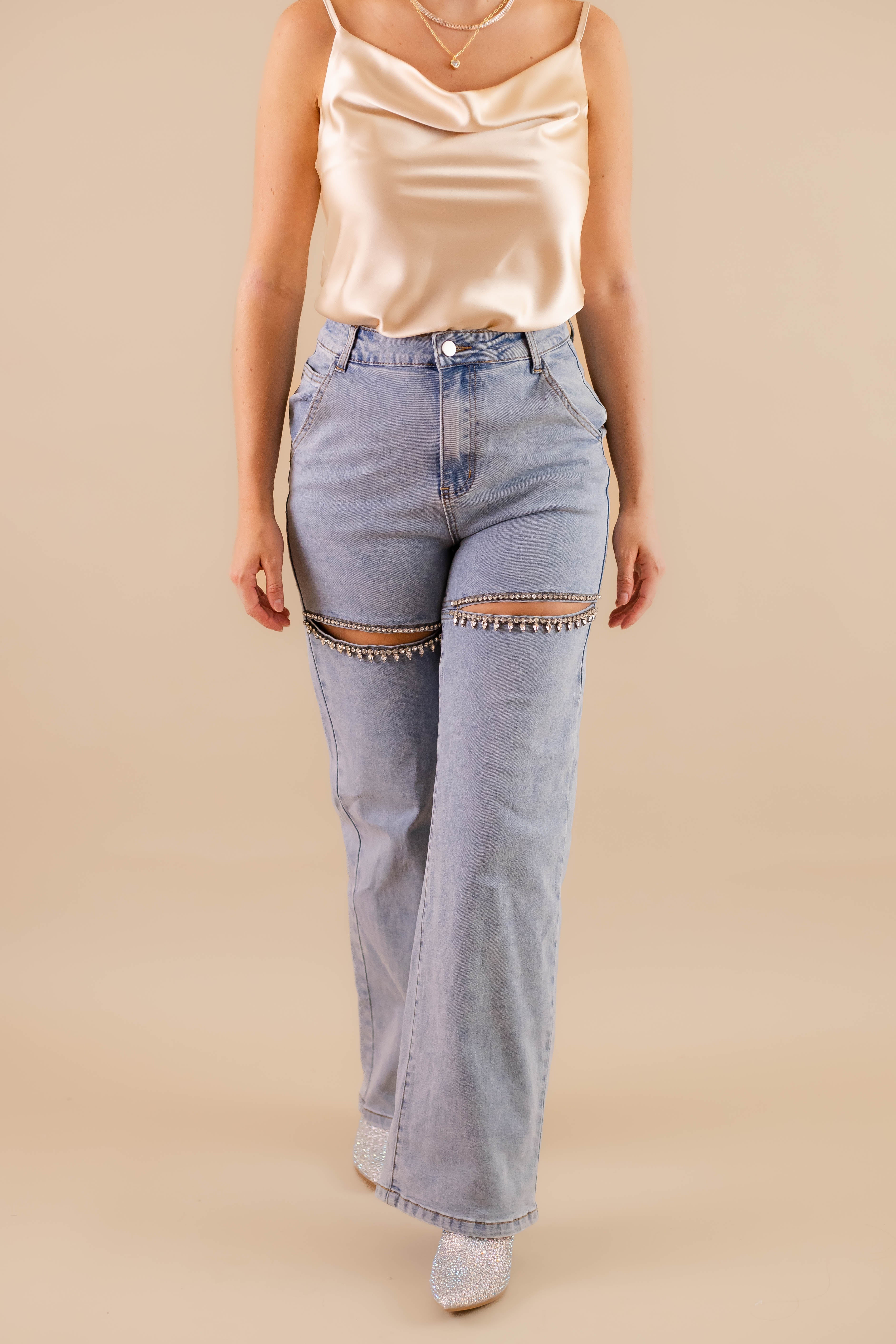 RESTOCK: Big Personality Rhinestone Denim