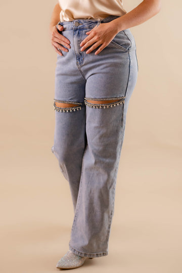 RESTOCK: Big Personality Rhinestone Denim
