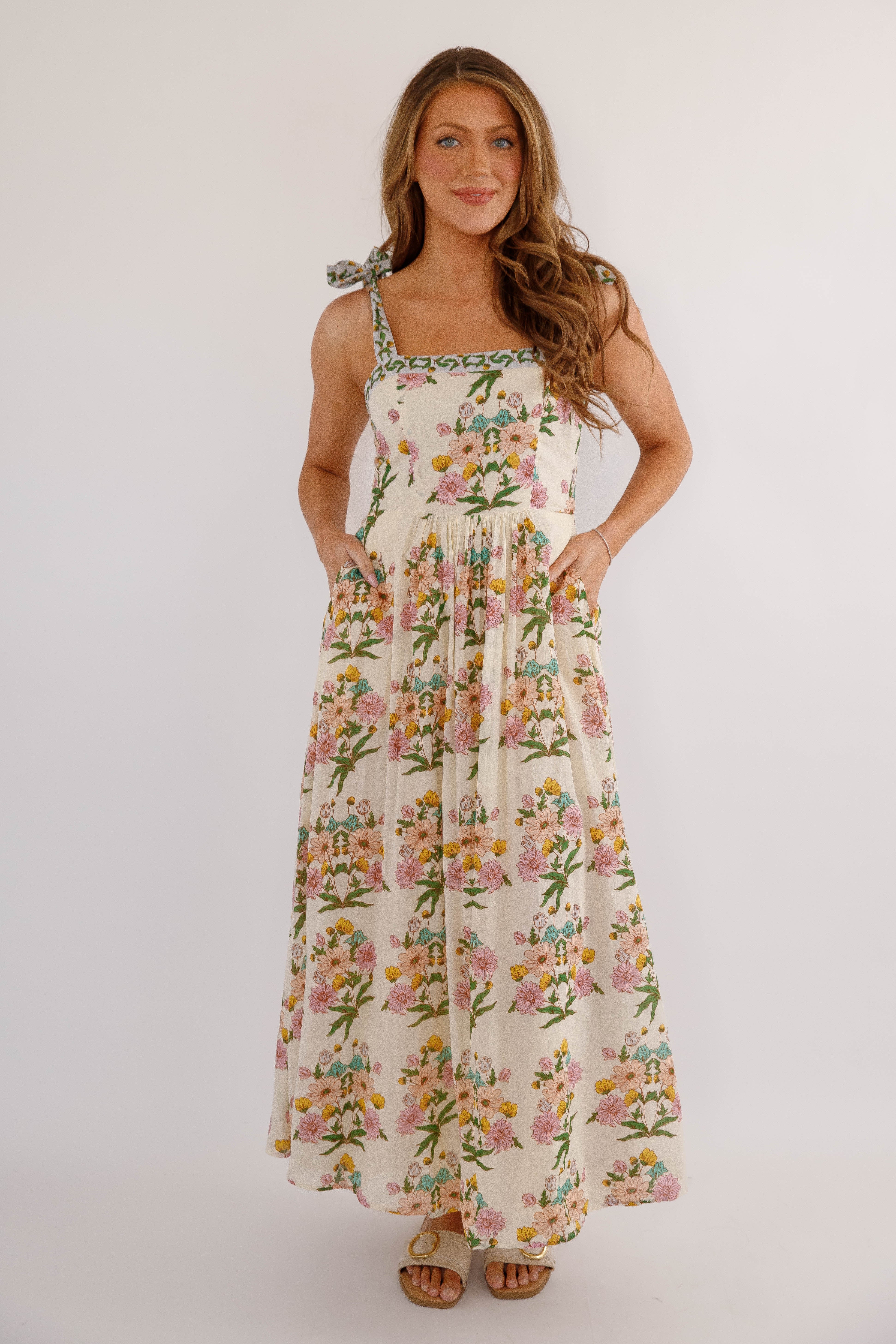 RESTOCK: Santa Barbara Maxi Dress-Floral