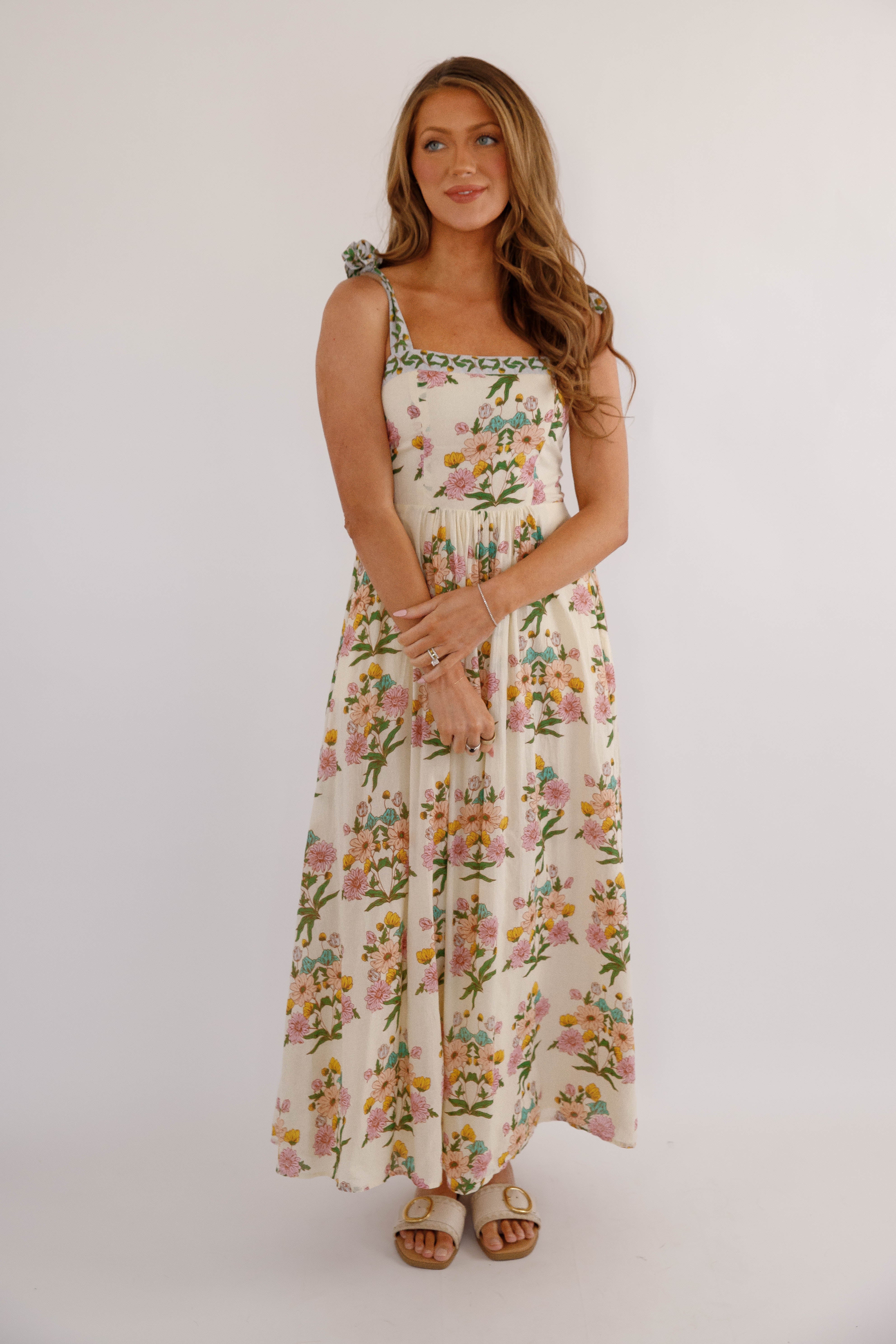 RESTOCK: Santa Barbara Maxi Dress-Floral