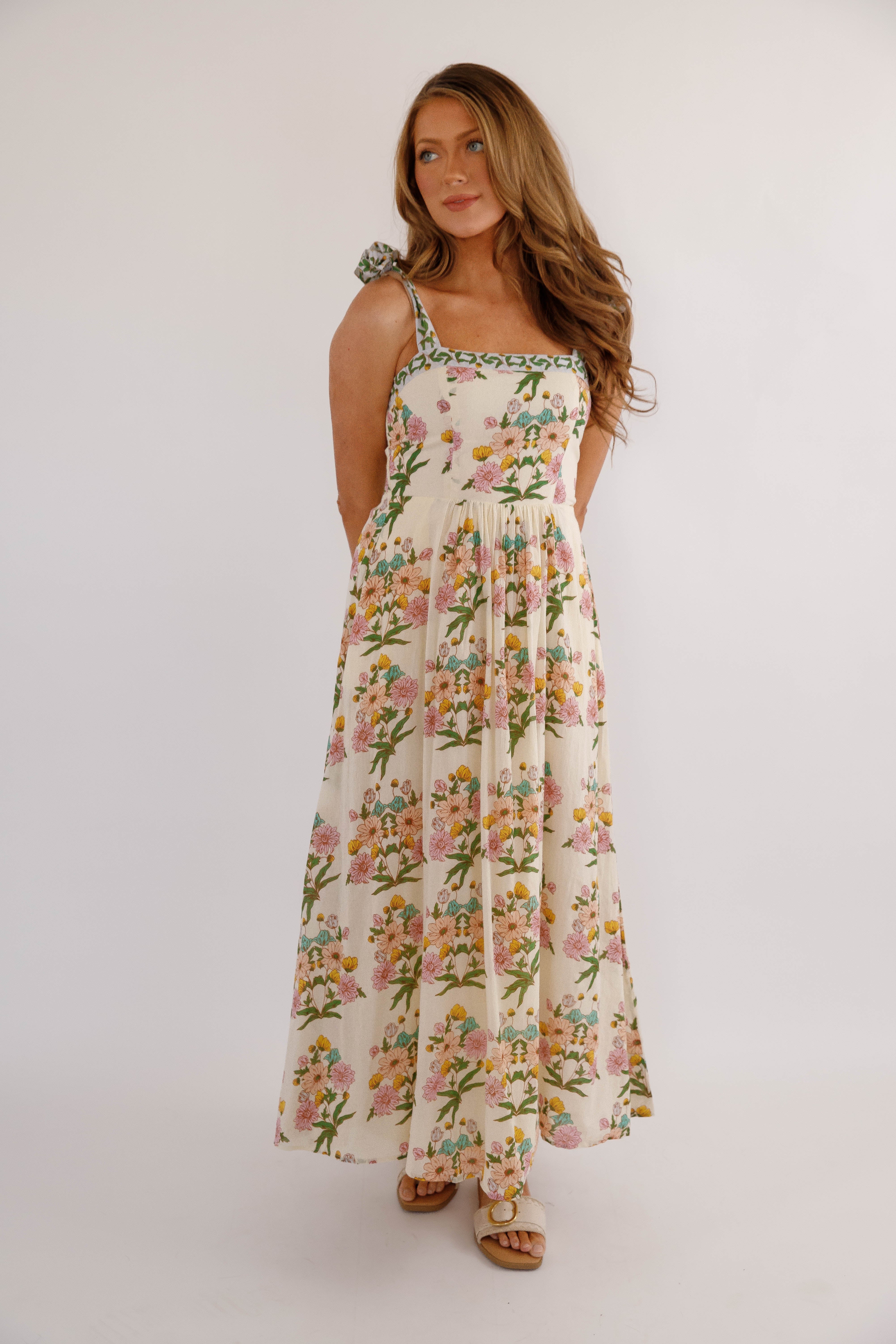 RESTOCK: Santa Barbara Maxi Dress-Floral