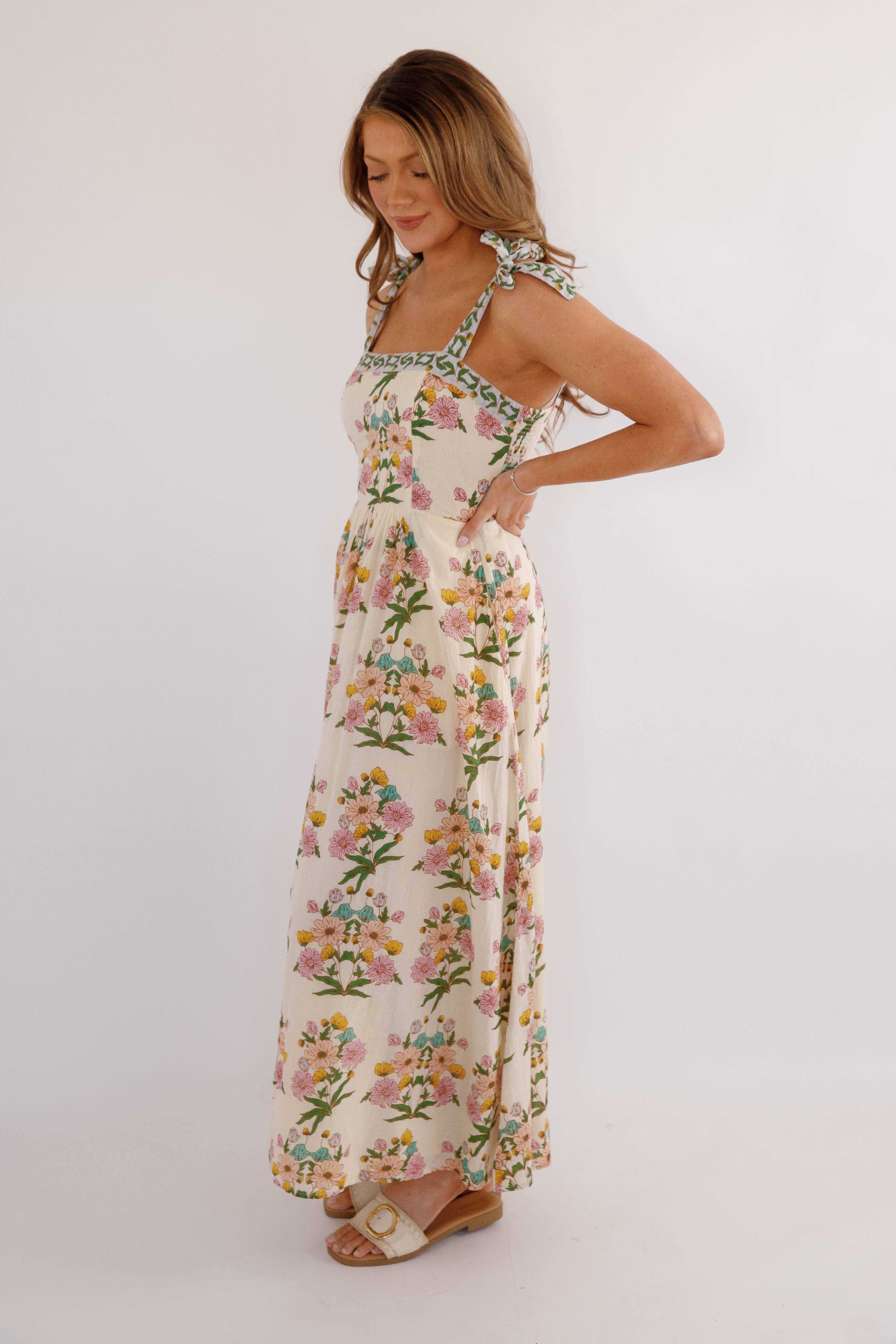 RESTOCK: Santa Barbara Maxi Dress-Floral