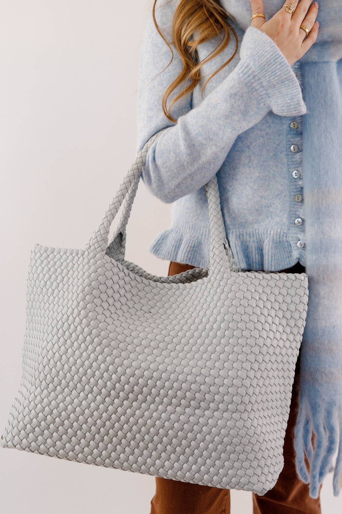 Carry It All Tote Bag-Ice Blue