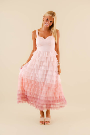 Just Like That Tulle Midi Dress