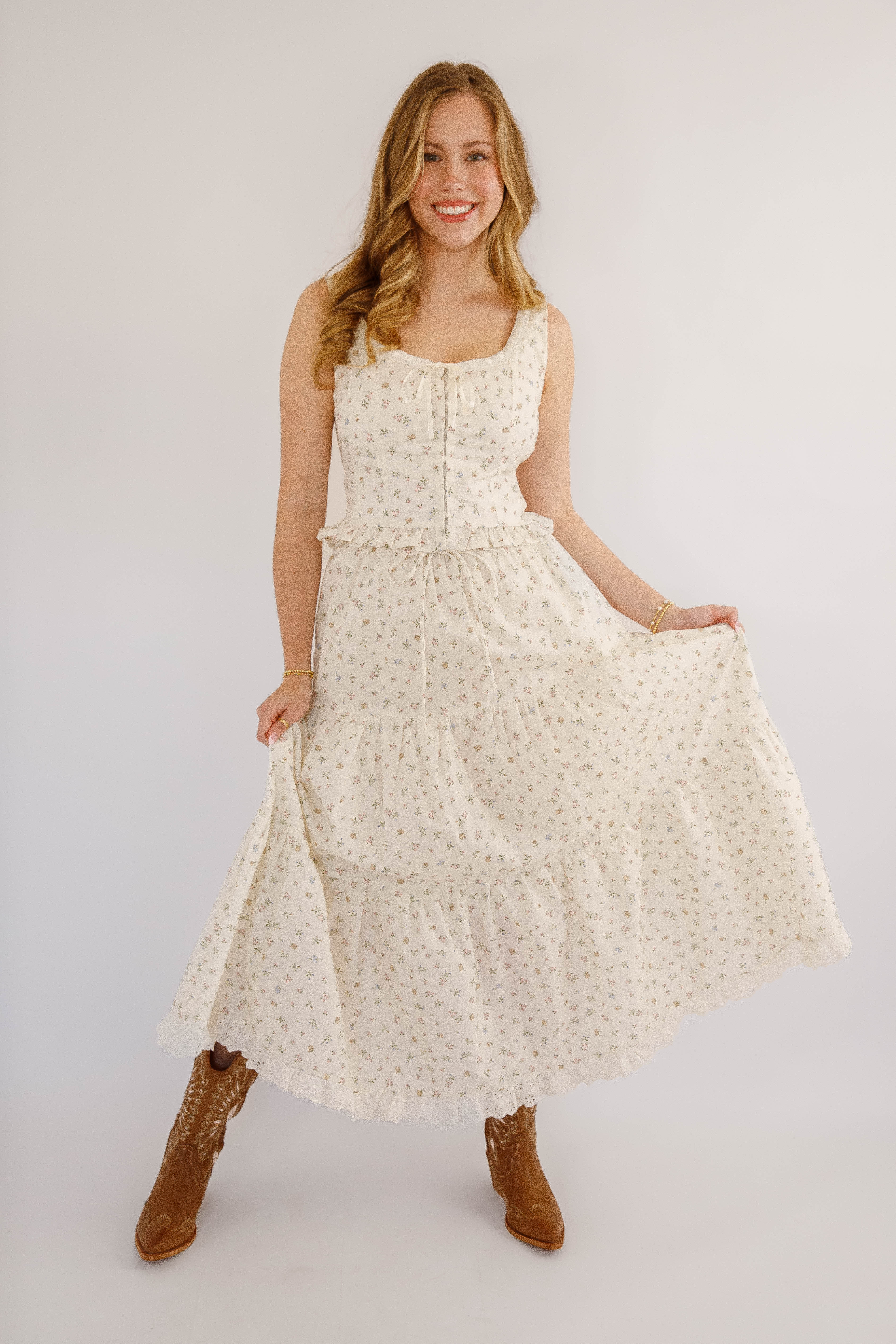 What It Reminds Me Of Maxi Skirt-Ivory